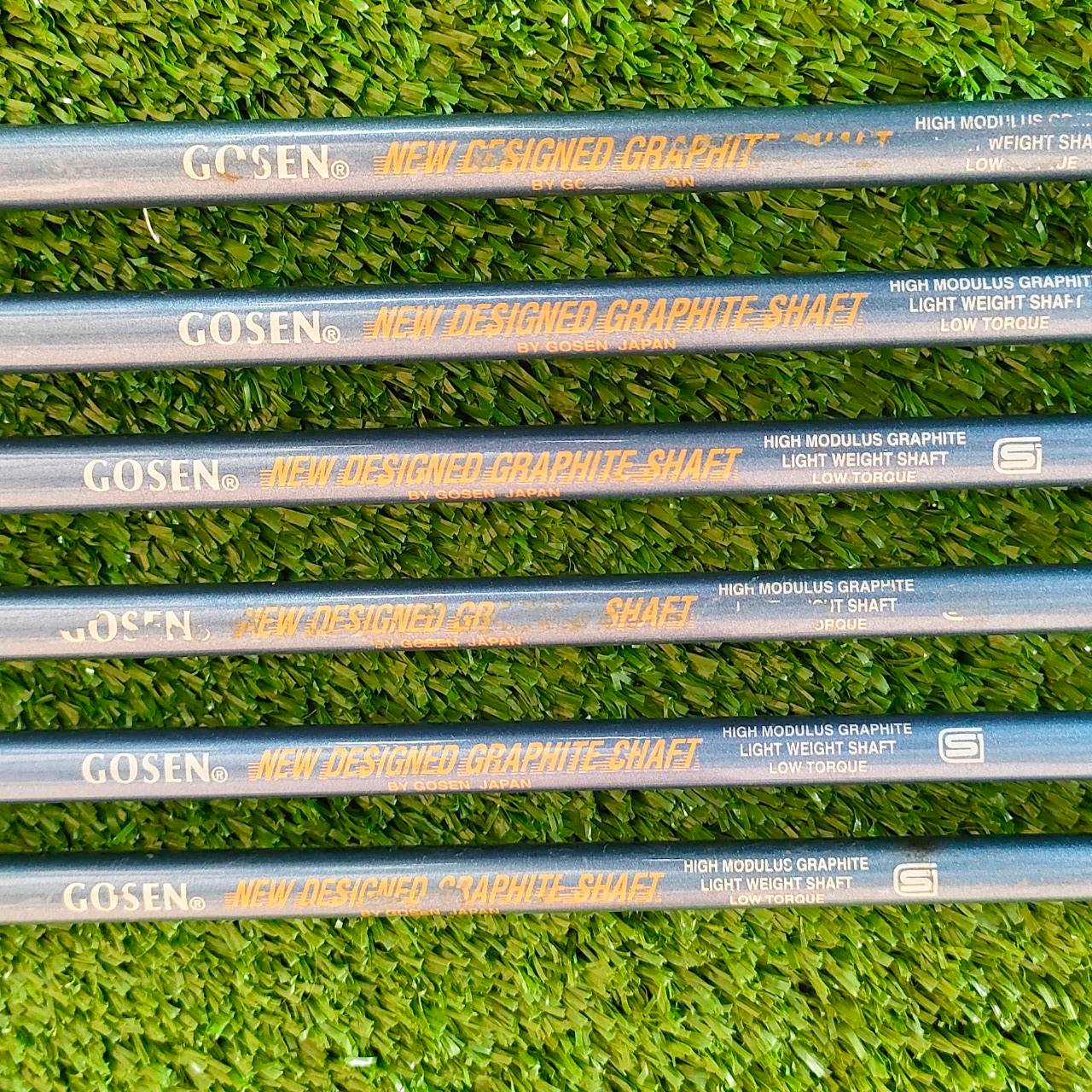 ชุดเหล็ก GOSEN JAPAN TOUR POWER OVERSIZE มีเหล็ก 5-9 เเละ SW ** ไม่มี PW ** ก้าน NEW DESIGNED GOSEN