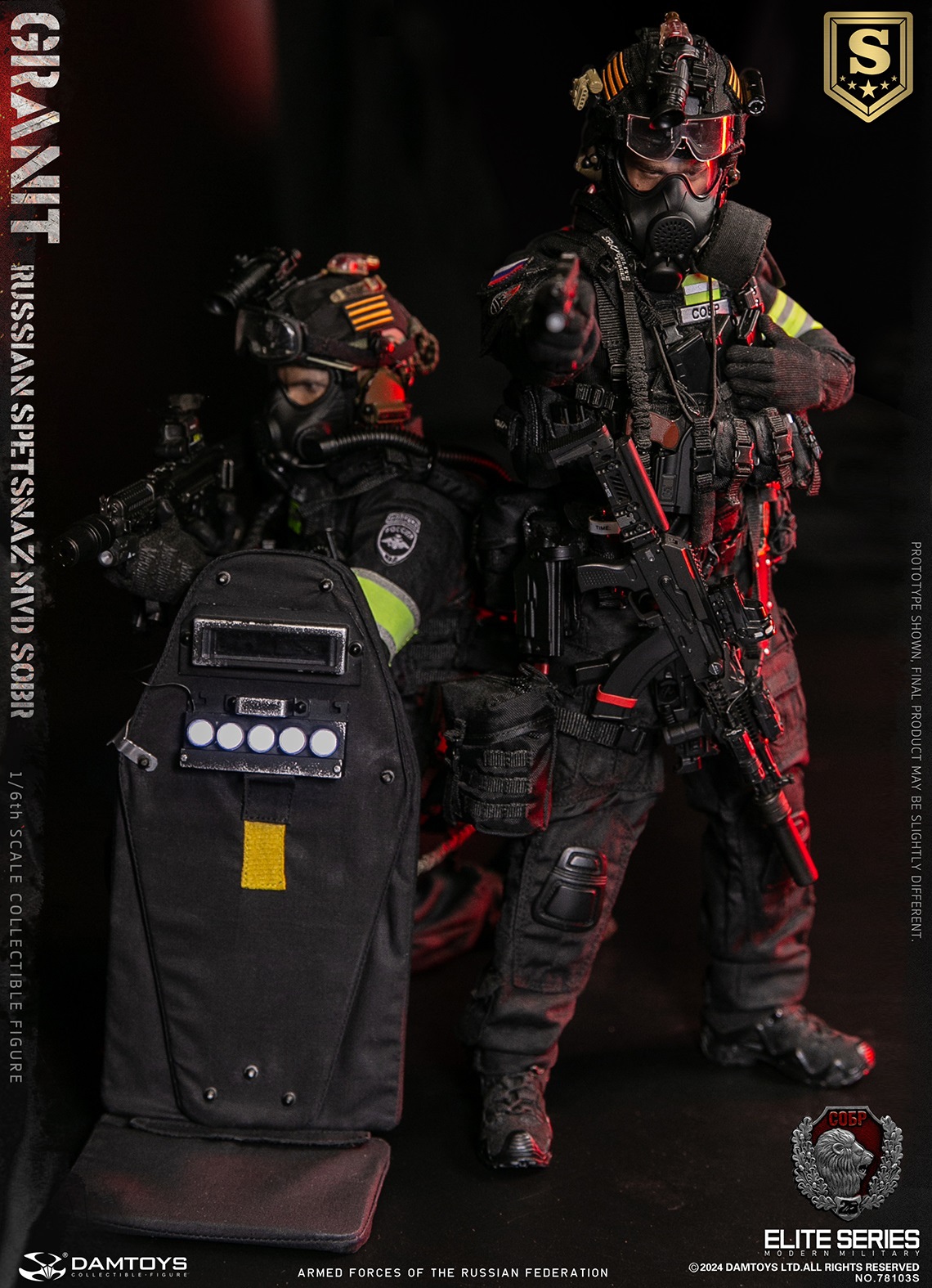[สั่งจอง]DAMTOYS : 1/6 RUSSIAN SPETSNAZ MVD SOBR GRANIT