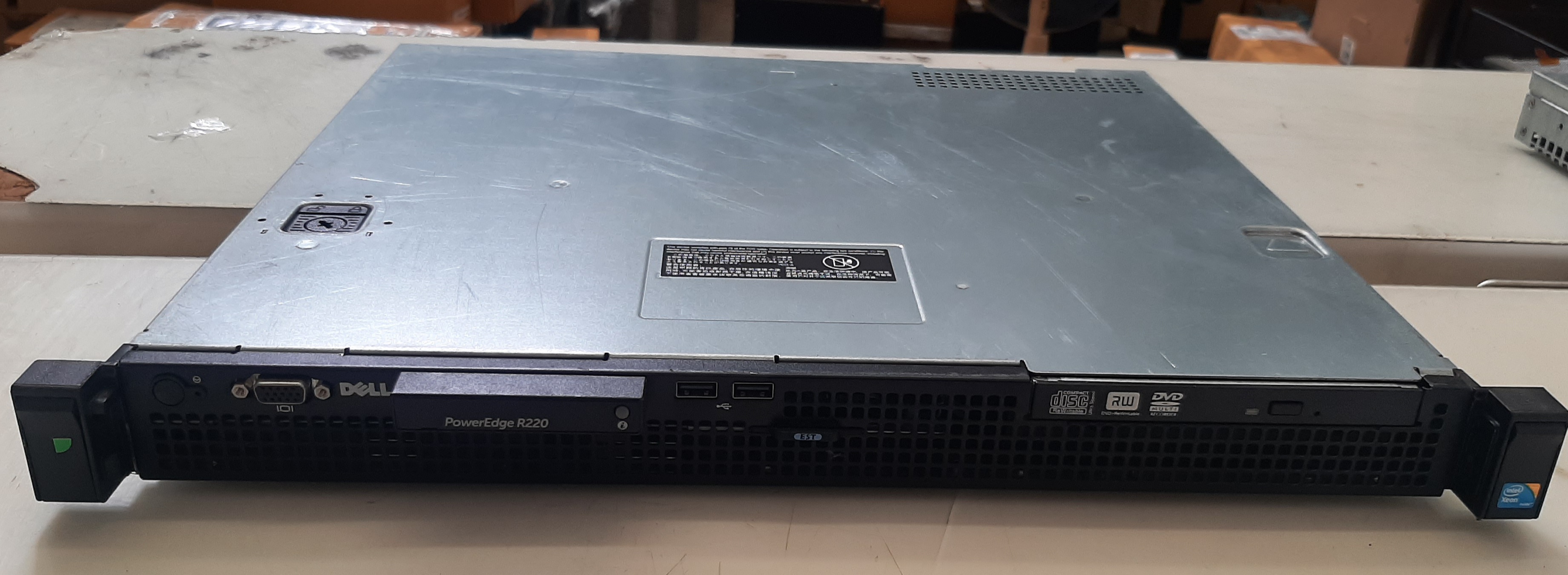 เซิร์ฟเวอร์มือสอง ราคาดี ประกันร้าน Dell PowerEdge R220 (i5-4570 Ram8GB HDD500GB) พร้อมราง Rack A6