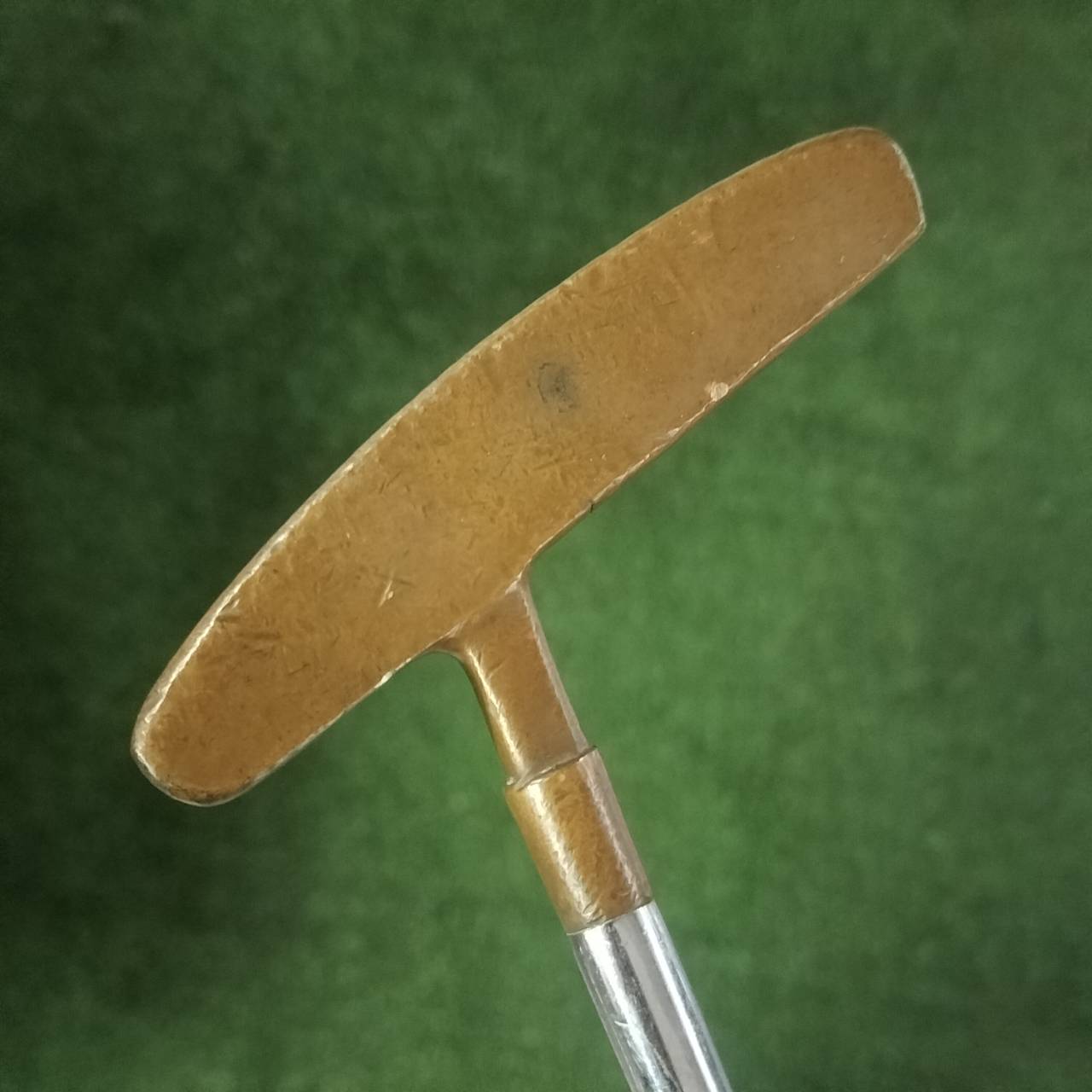 Vintage Japanese SGKS Royal Just Roll Putter ความยาว 34 นิ้ว ก้านแบบตรง วัสดุทองเหลือง ไม้กอล์ฟมือสอง