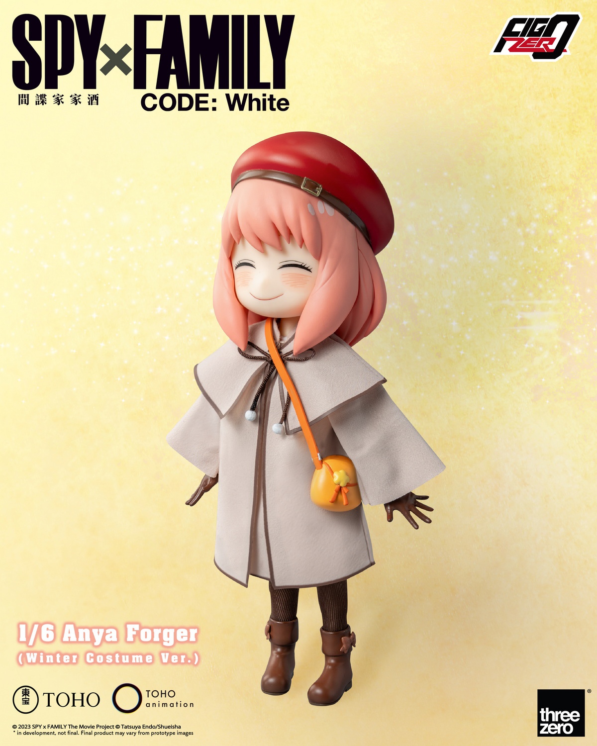 [สั่งจอง]Threezero 3Z07810M0 1/6 : SPY×FAMILY CODE: White FigZero - Anya Forger (Winter Costume Ver.)