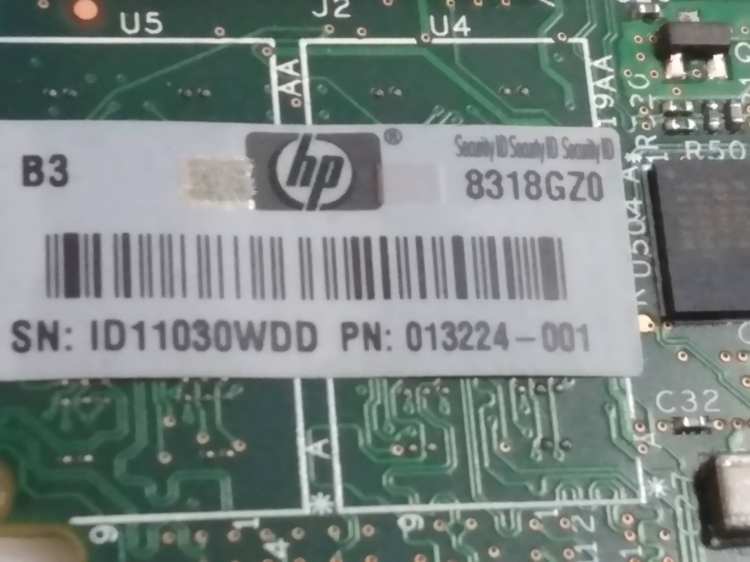 HP 013224-001 Smart Array P410 256MB Write Cache Module