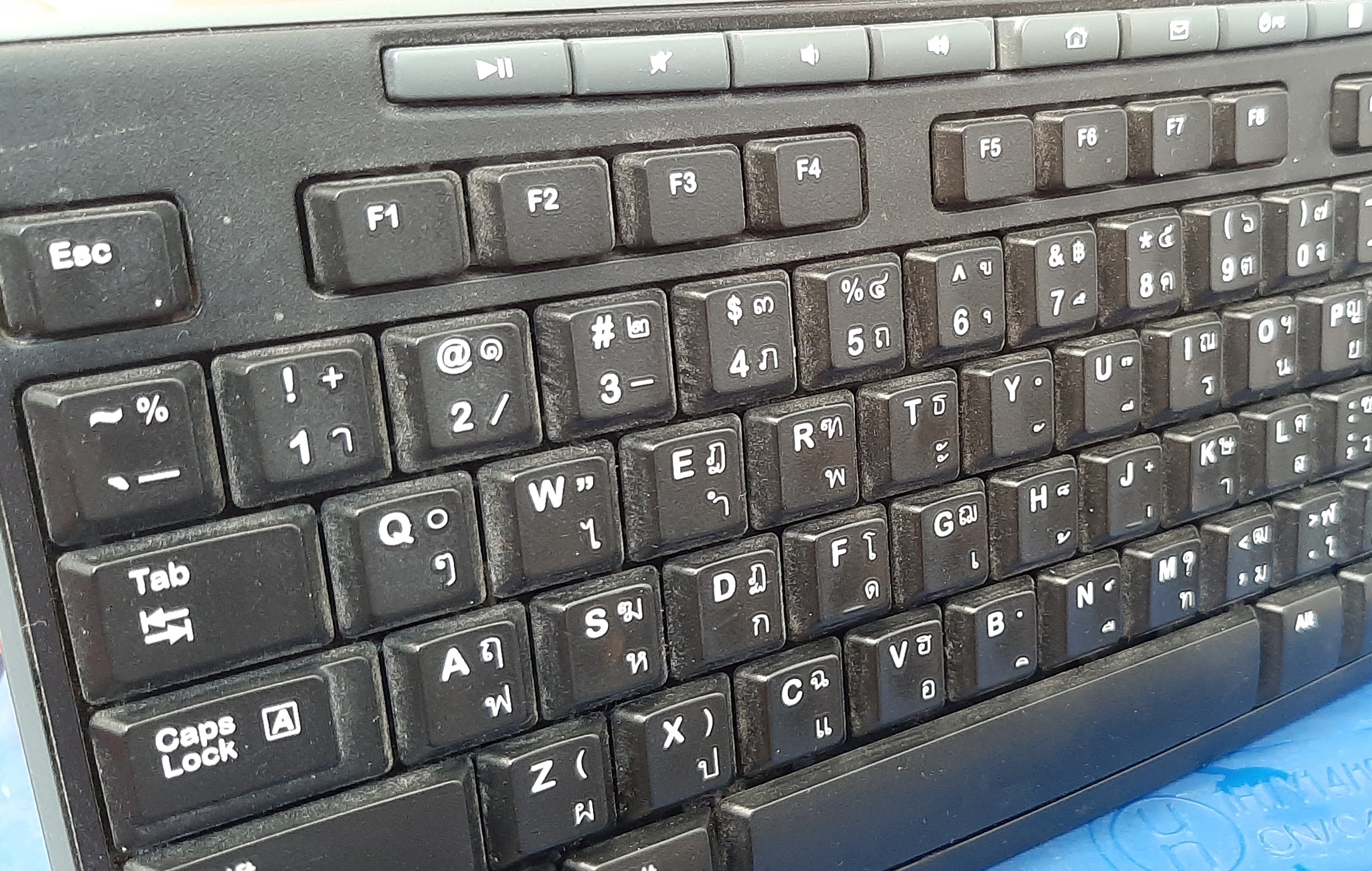 คีย์บอร์ดมือสอง Keyboard Logitech K200 คีย์บอร์ดมือสอง (Thai-Eng)