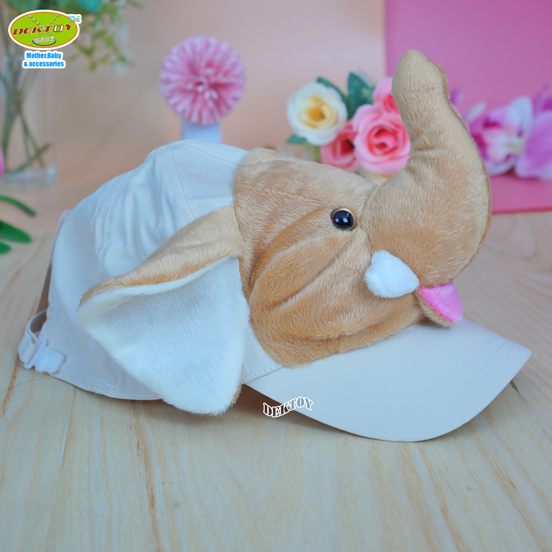 หมวกแก๊ปรูปหน้าสัตว์ หมวกเด็กหน้าสัตว์ หมวกแฟนซีสำหรับเด็ก 1-5 ขวบ ผู้ใหญ่ก็ใส่ได้