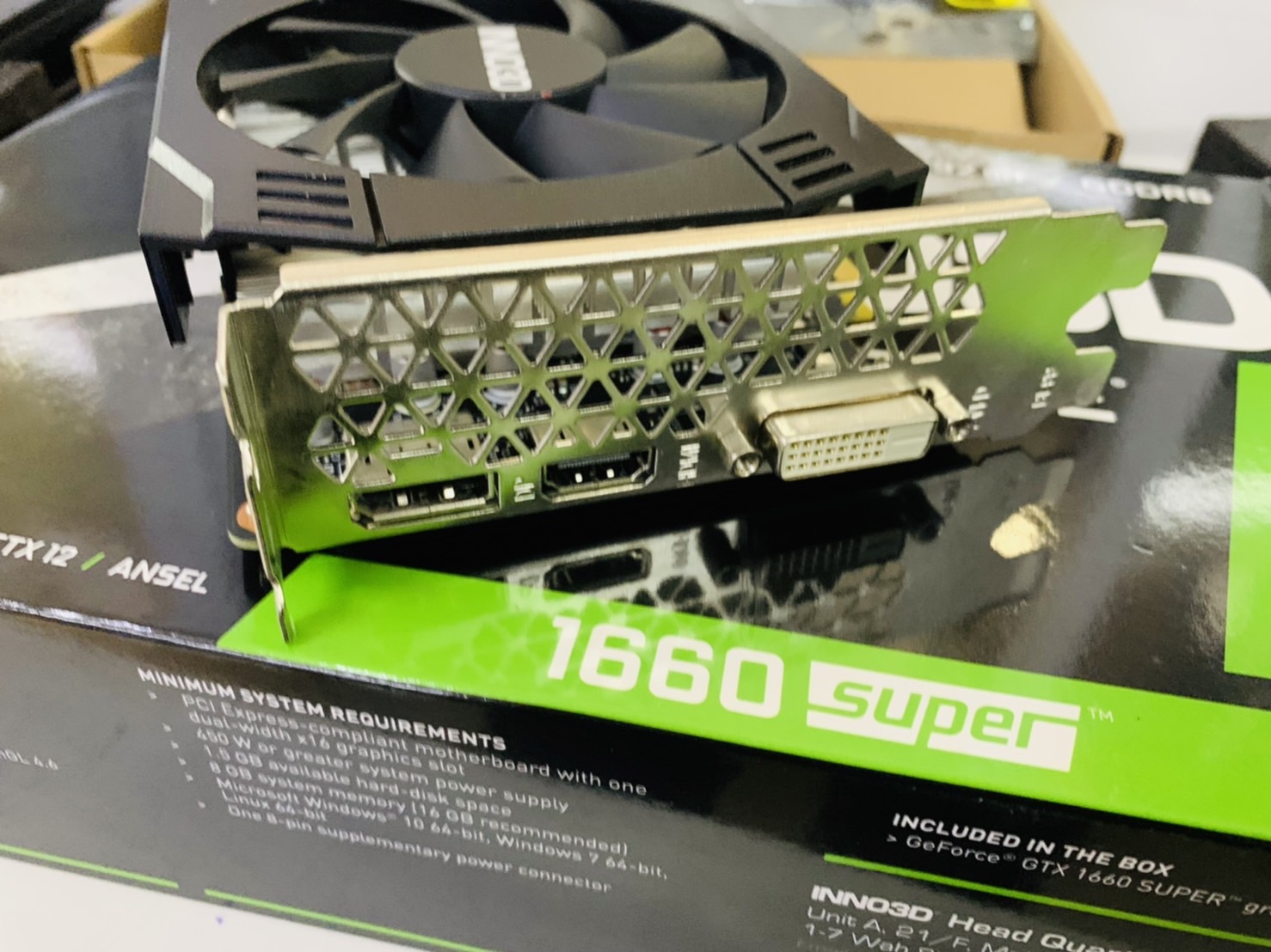การ์ดจอ INNO3D GEFORCE GTX 1660 SUPER 6GB DDR6