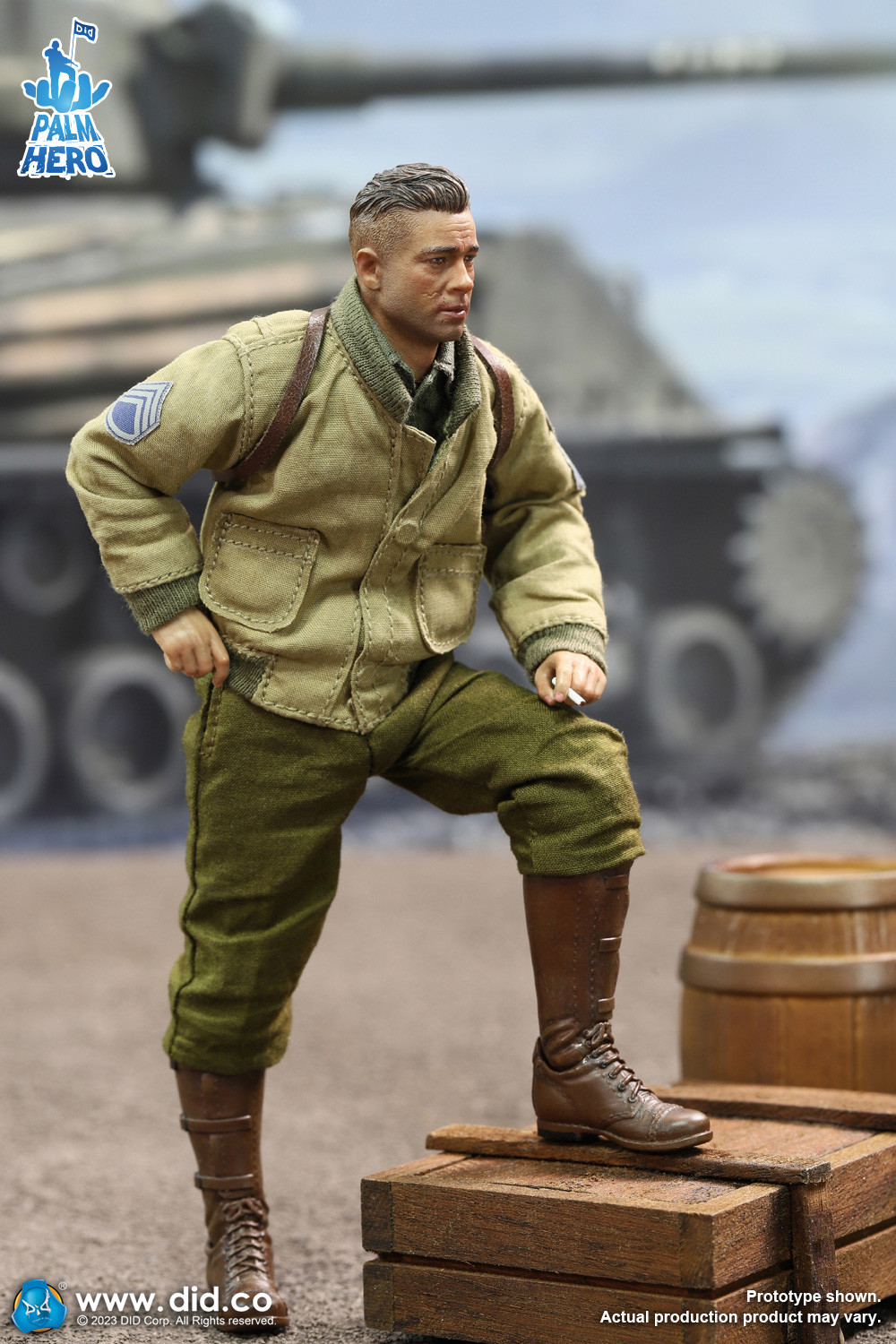 [พร้อมส่ง ]DID XA80019 1/12 : Palm Hero Series 2nd Armored Division “Hell On Wheels” – SSGT Donald
