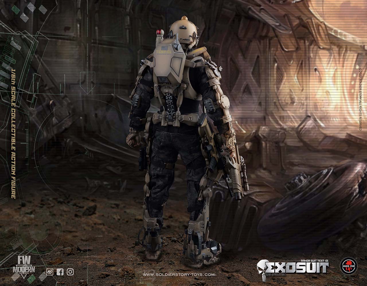 [สั่งจอง] SoldierStory SS122 1/6 : EXO SKELETON ARMOR SUIT TEST-01