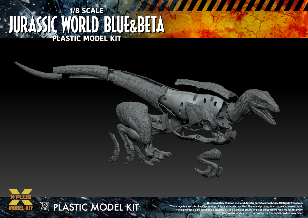 [สั่งจอง] X-Plus 1/8 : Blue & Beta (Jurassic World Dominion) [Model Kit]