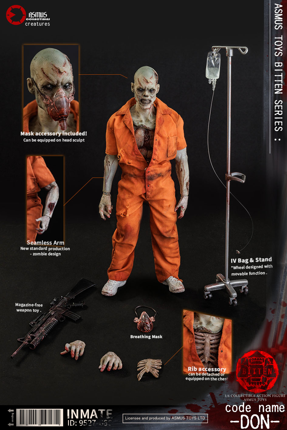 [สั่งจอง]Asmus Toys 1/6 : "BITTEN" Series