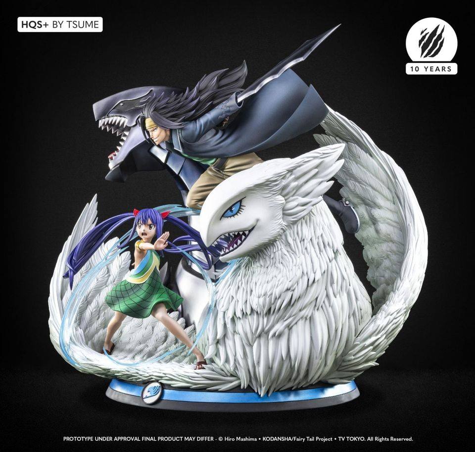 [สั่งจอง]Tsume Art HQS+ 1/4 Statue : Gajeel & Wendy (Fairy Tail)