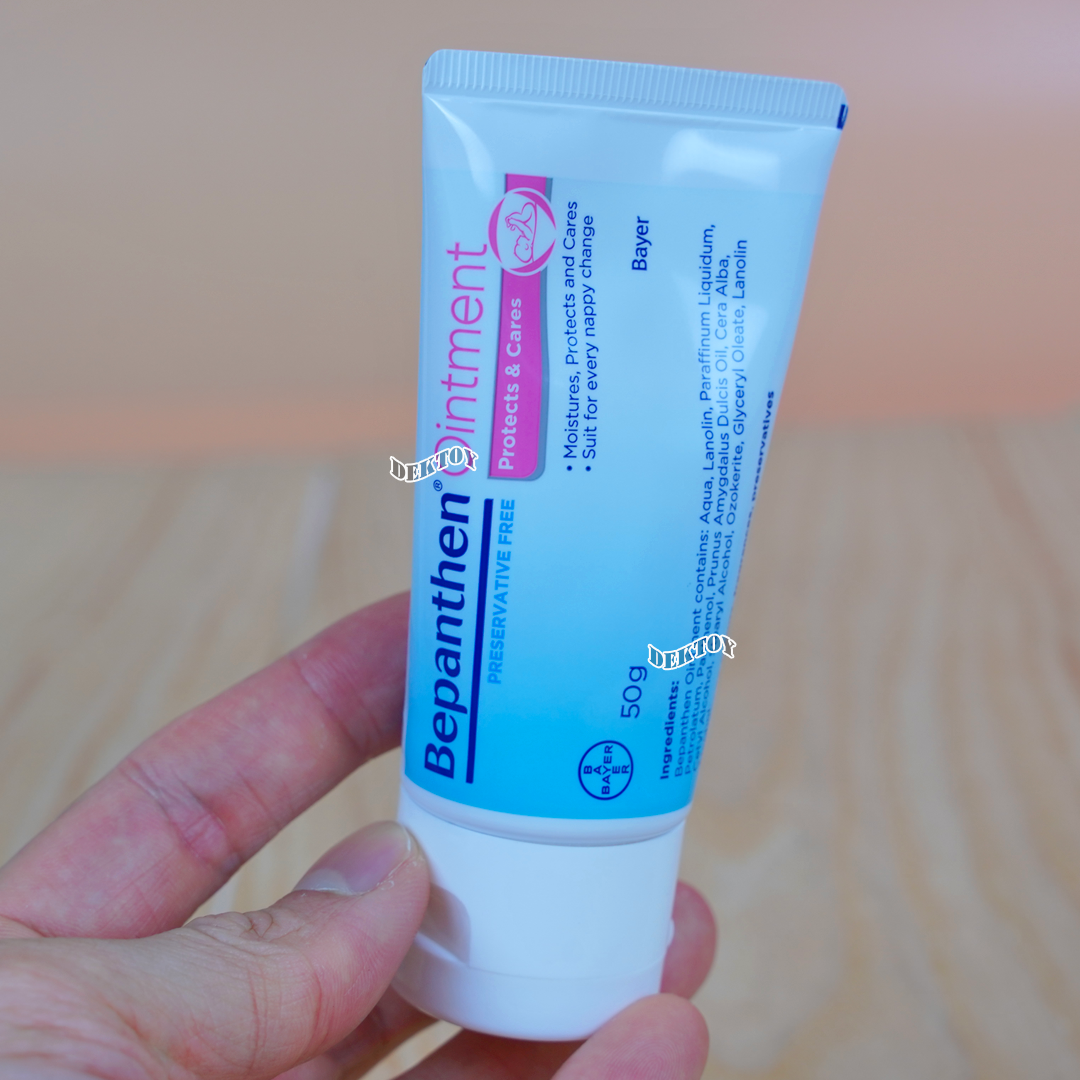 Bepanthen บีแพนเธนออยเมนท์ ปกป้องดูแลผิวใต้ผ้าอ้อม 50 กรัม