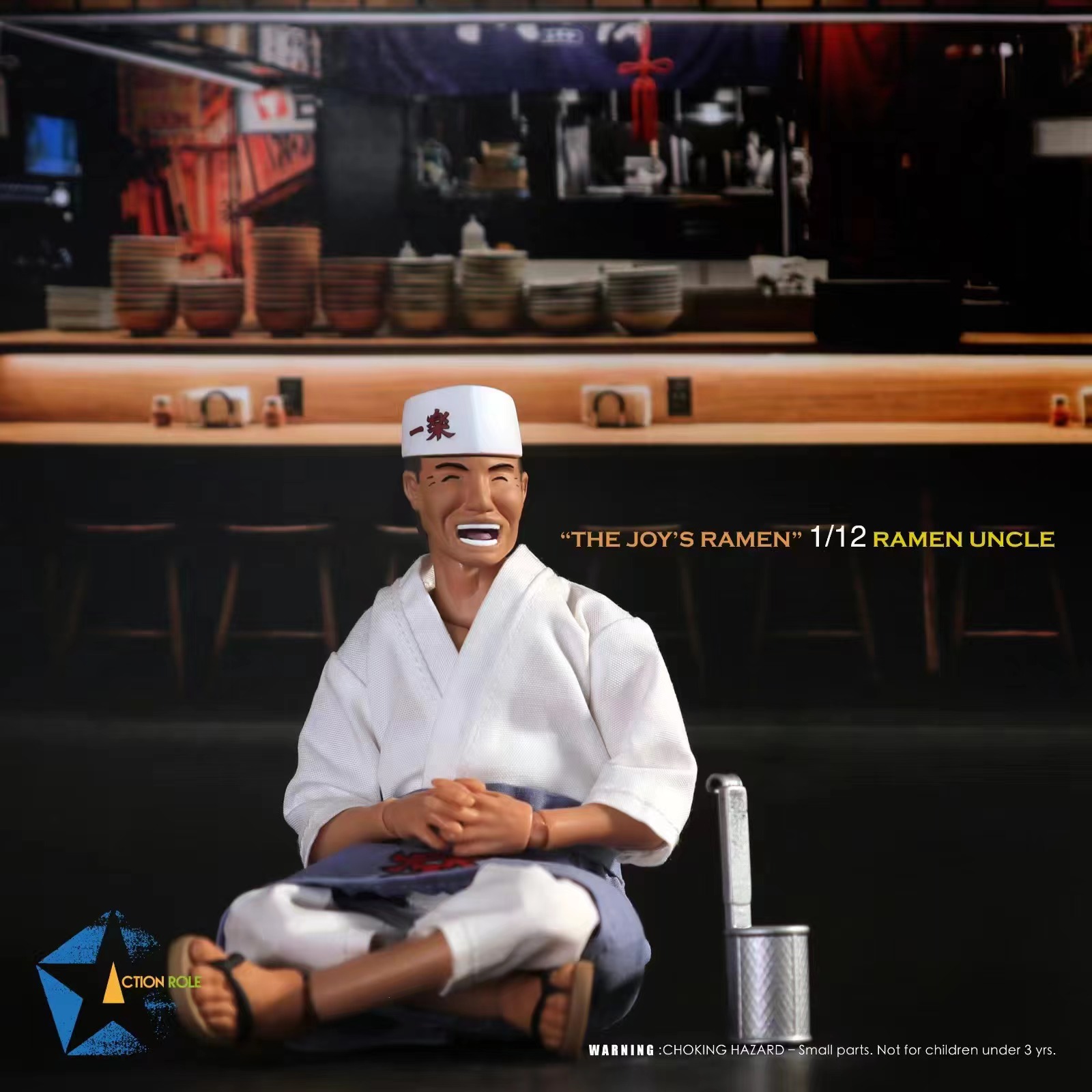 [พร้อมส่ง]Action Role 1/12 : Ramen Uncle