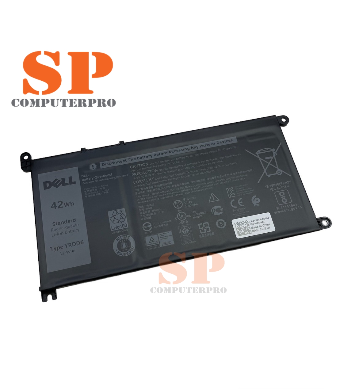BATTERY DELL แบตเตอรี่ของแท้ DELL Inspiron 3493 3582 3583 3593 5480 5491 5485 5593 5491 Vostro 3400 Latitude 3400 3500