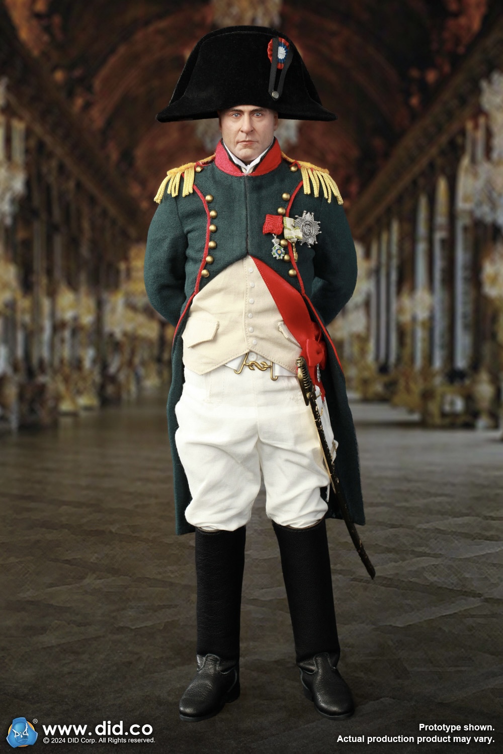 [พร้อมส่ง] DID E60079 1/6 : Costume Set for Napoleon (Green) (เฉพาะเซตชุด ไม่รวมฟิกเกอร์)