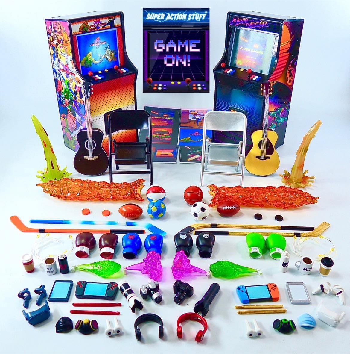[พร้อมส่ง] Super Action Stuff 1/12 : Game On Version (มีให้เลือก 2 แบบ)