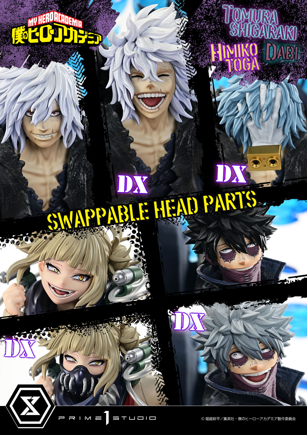 [สั่งจอง]Prime 1 Studio : Tomura Shigaraki,Dabi,Himiko Toga (My Hero Academia)