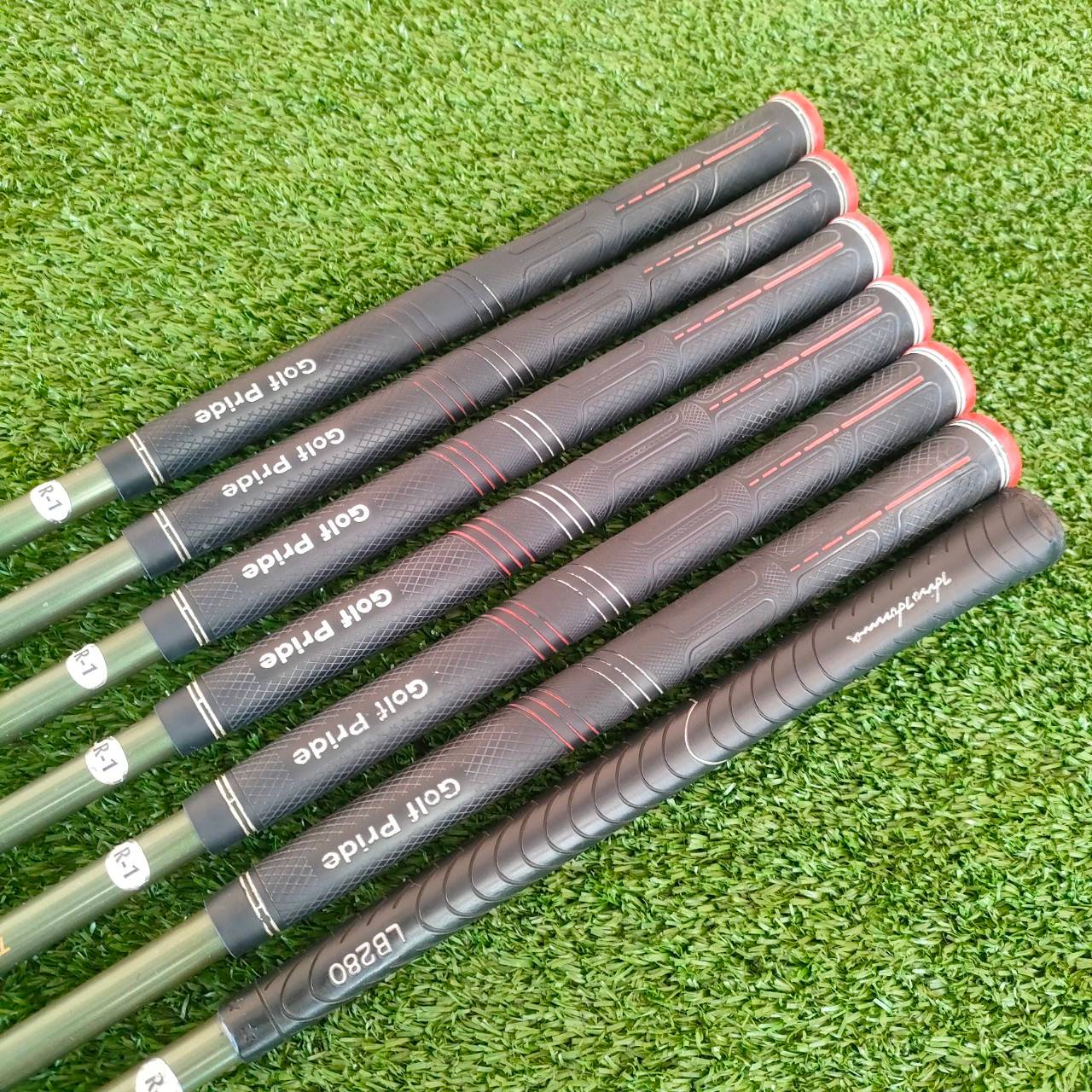 ชุดเหล็ก HONMA LB280 มีเหล็ก 6 -11 และ SW ก้าน TITANIUM CARBON LB-280 R-1 ใส่กริพ GOLF PRIDE มาอย่างดี อย่างแพง ไม้กอล์ฟมือสอง ของแท้ BY NakaraLuxurious