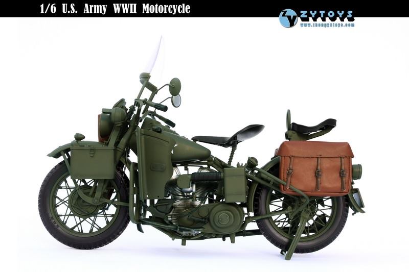 [สั่งจอง]ZY Toys ZY-8038 1/6 US Army WWII Motorcycle