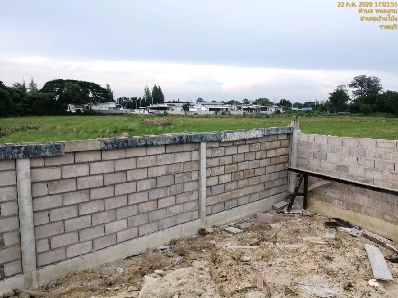 ขนส่ง(บ้านโป่ง) ก่อสร้างรั้วรอบขนส่ง