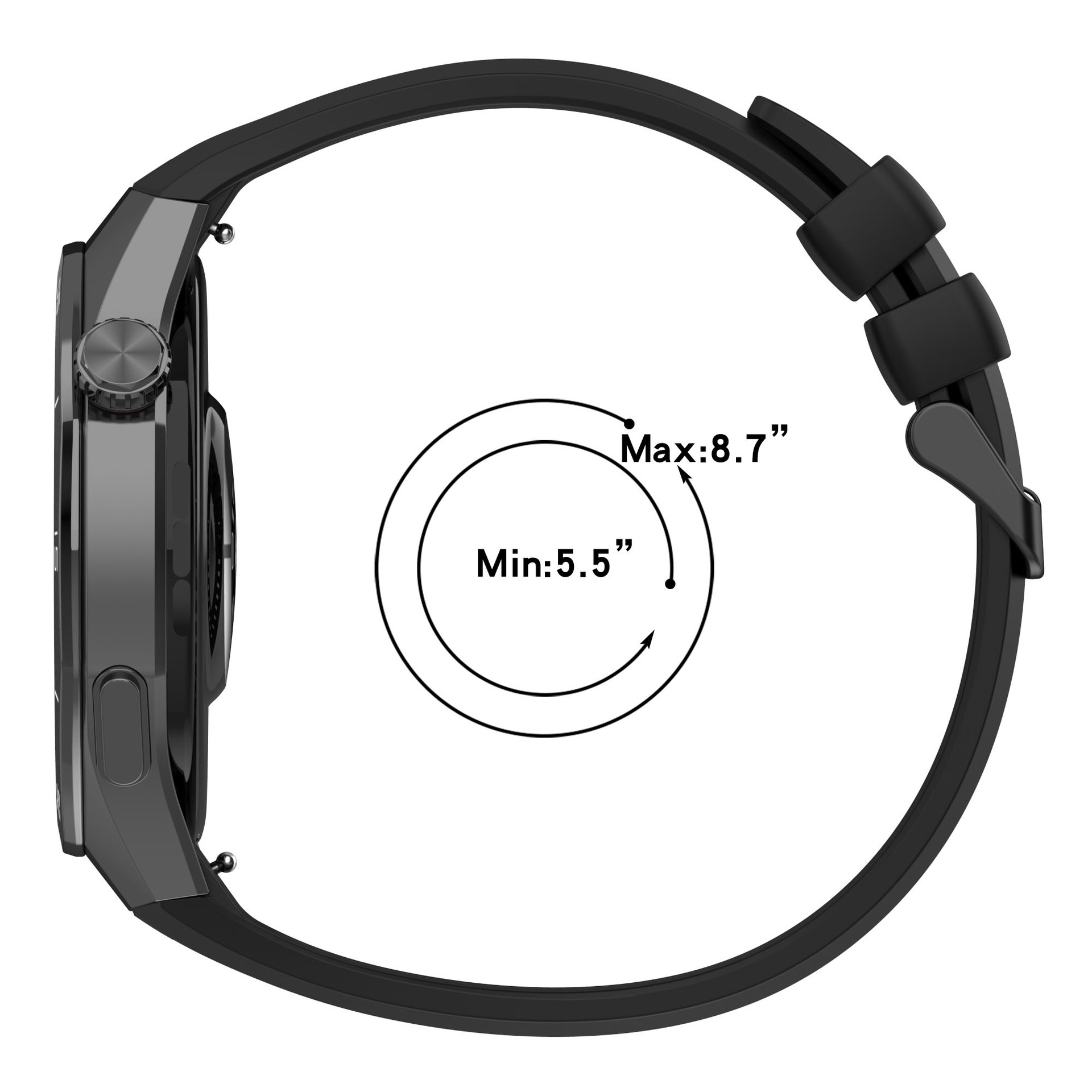 Shopdodi สายนาฬิกา สำหรับ Huawei Watch GT5 Pro 46mm Straps สายนาฬิกาตรงรุ่นโดยเฉพาะ