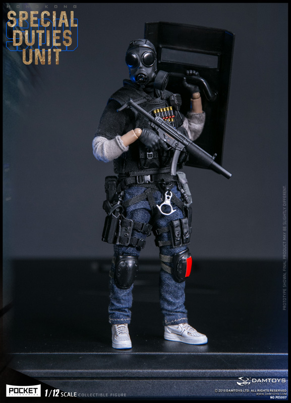 [สั่งจอง]DAMTOYS PES007: 1/12 POCKET ELITE SERIES： HONGKONG SDU (FAI SIR)