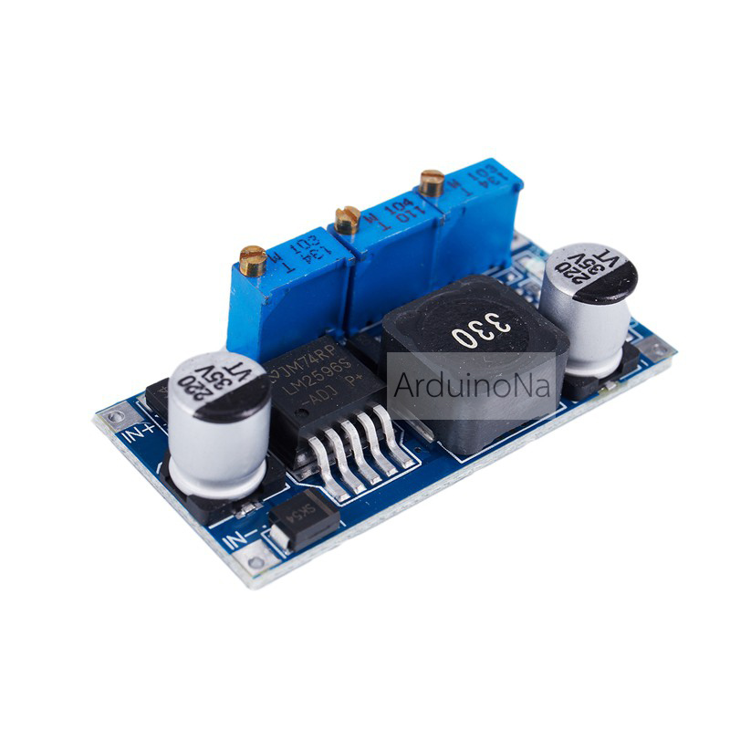 โมดูลลดแรงดัน DC-DC LM2596 DC-DC Step down Adjustable CC/CV Power Supply Module Converter LED Driver 4V 6V 12V 14V 24V 3A
