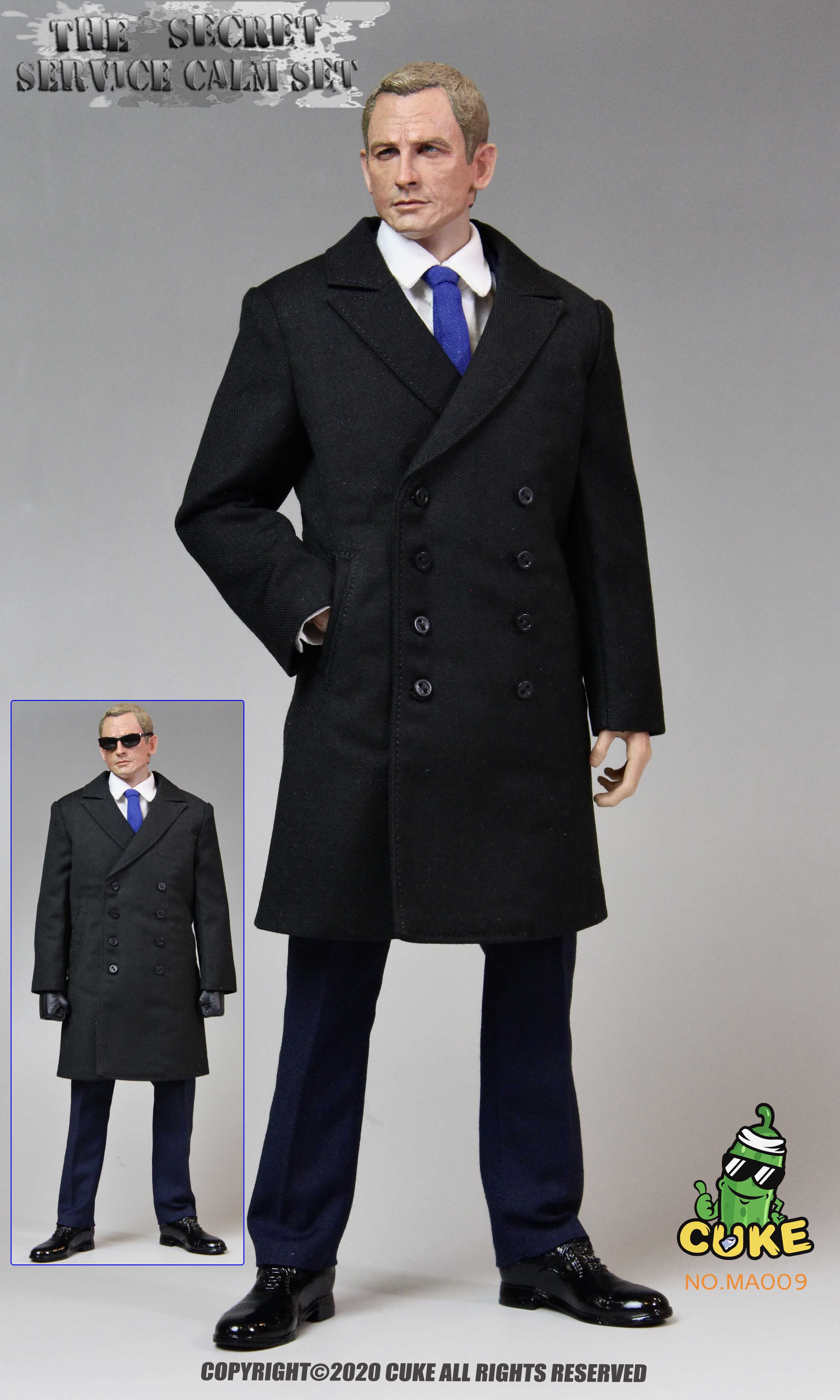 [สั่งจอง] CUKE TOYS MA-009A/B The Secret Service Calm Set Grey/Blue