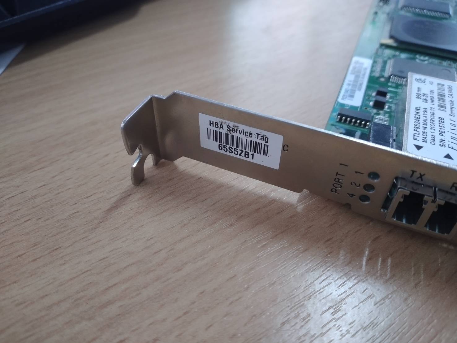 Network Cards px2510401-54 FP QLogic qle2462 PCIe x4 Dual Port Fibre HBA