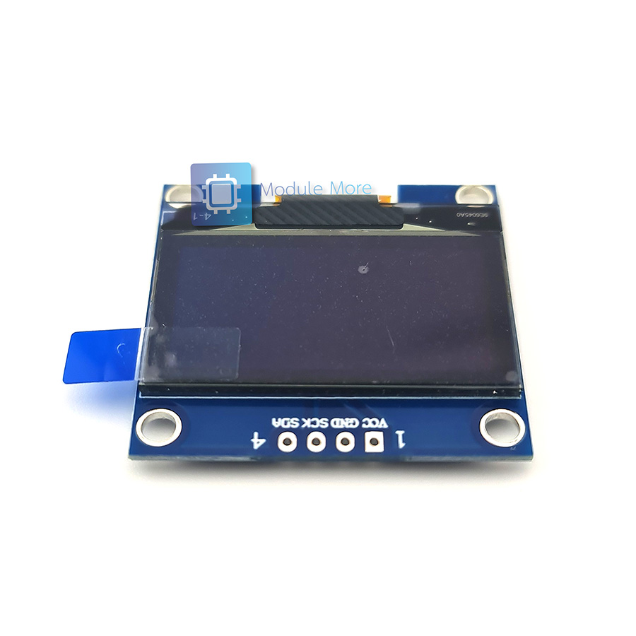 จอ 1.3 inch 4-pin สีขาวแบบ I2C white-color OLED module I2C