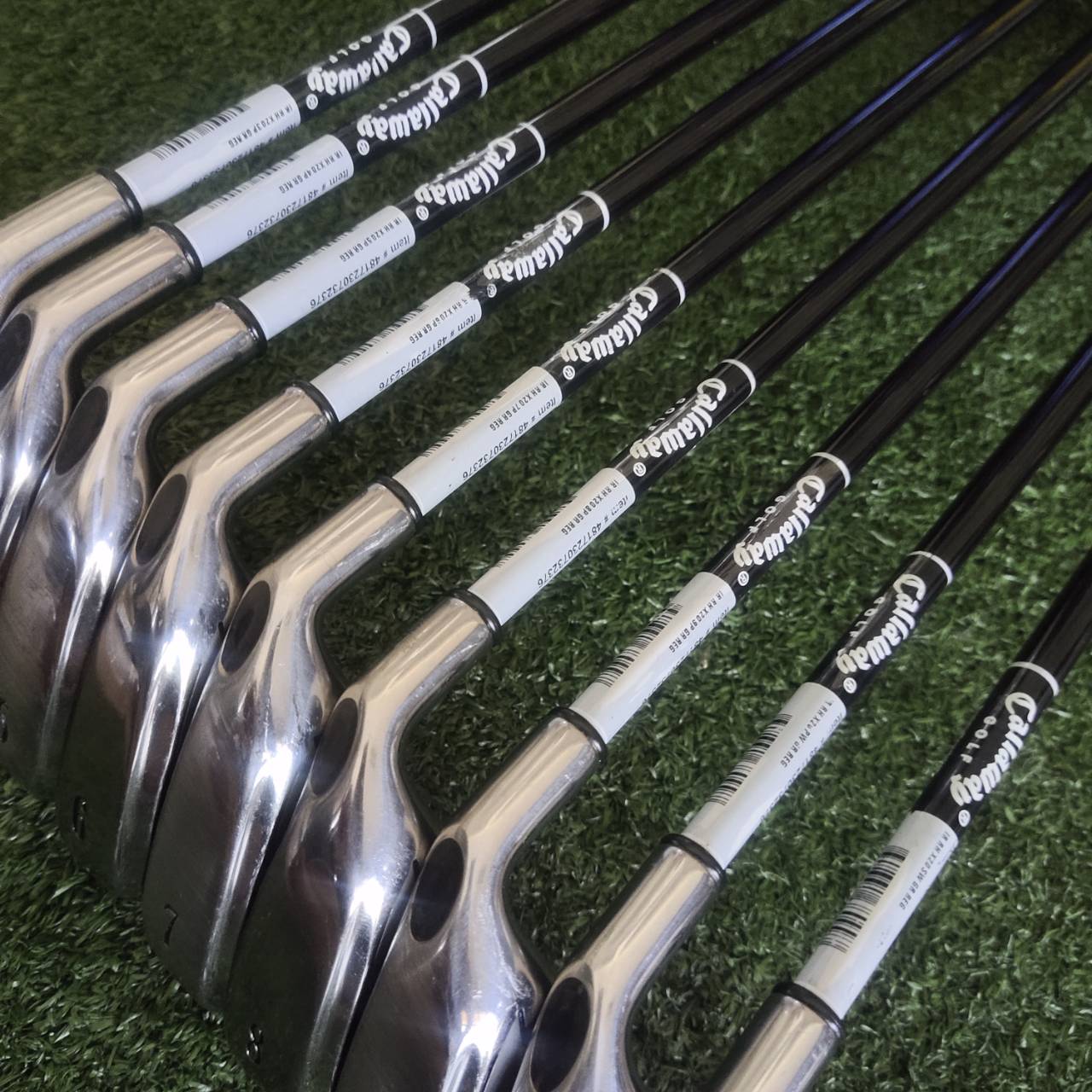 ชุดเหล็ก Callaway X-20 (9 ชิ้น) ก้านเสียบแบบทะลุที่เป็นเอกลักษณ์ หน้าไม้ออกแบบแบบ Wide Sole