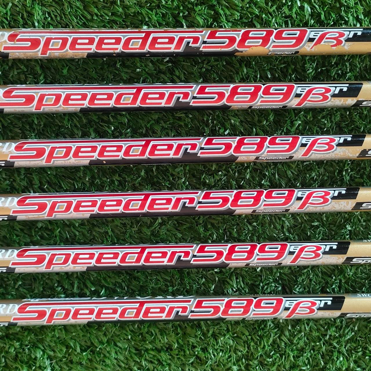 ชุดเหล็ก SWORD ATC 589 B มีเหล็ก 6 - 9 เเละ PW AW ก้าน FUJIKURA SPEEDER 589 B FLEX SR สวยๆเดิมๆทั้งชุด ชุดเหล็กที่ตีง่ายและไกลที่สุด ไม่ค่อยมีเวลาฝึกซ้อม ก็สามารถตีให้ดีและตีสนุกได้!! ไม้กอล์ฟมือสอง ของแท้ BY NakaraLuxurious