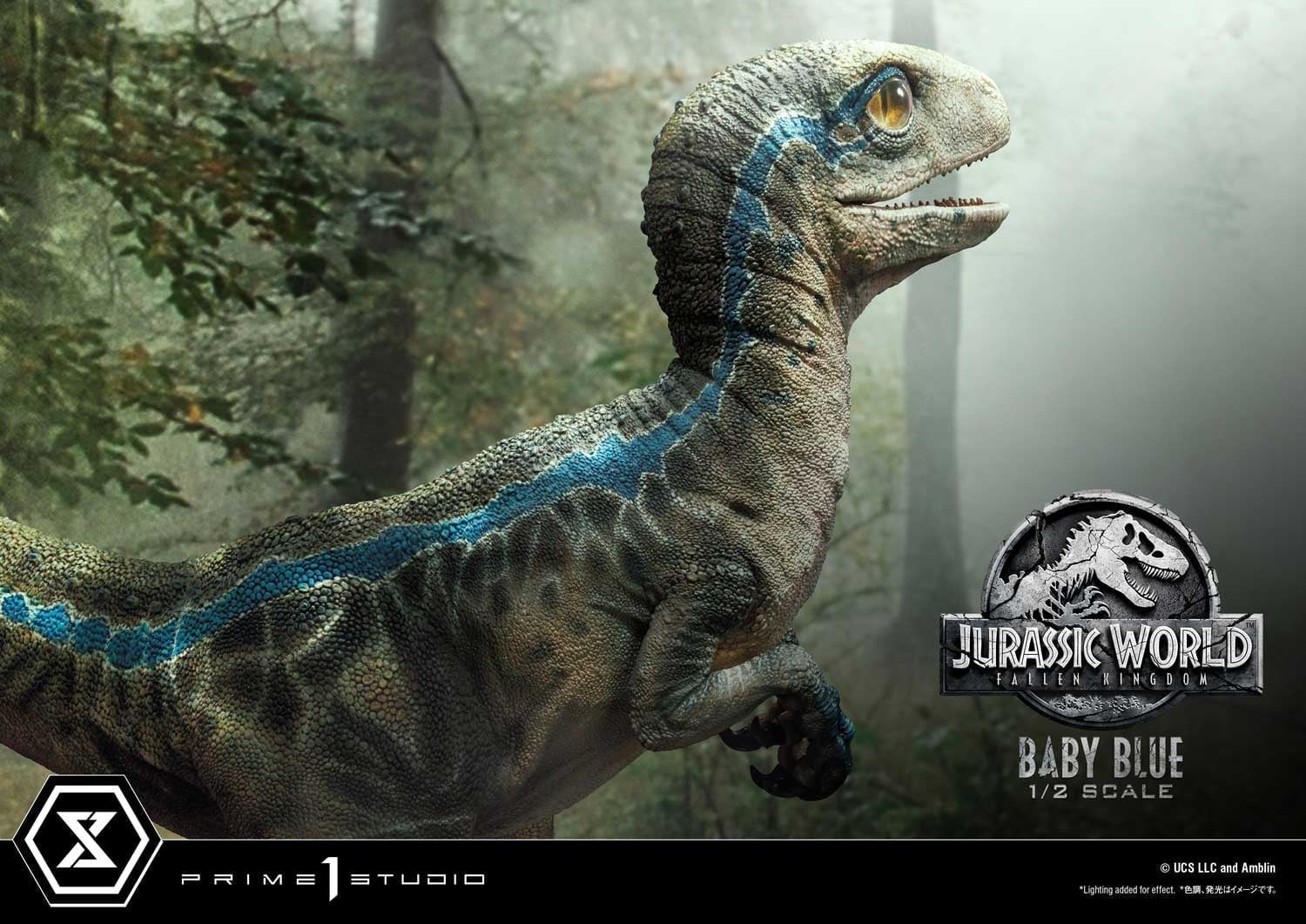 [สั่งจอง]Prime 1 Studio LMCJW2-08 1/2 : (Jurassic World : Fallen Kingdom) - Baby Blue
