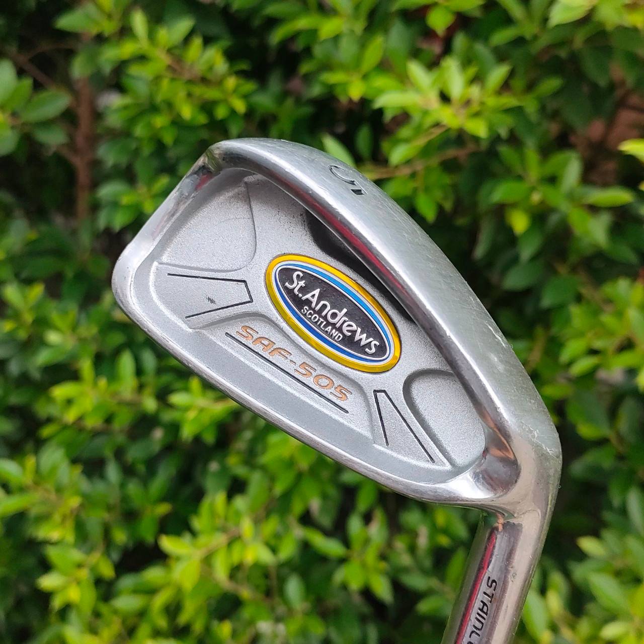 ชุดเหล็ก ST.ANDREWS SCOTLAND SAF-505 มีเหล็ก 5-9 เเละ PW ก้านเหล็ก ST.ANDREWS FLEX R ชุดเหล็กใบใหญ่ ตีง่าย!!! มือใหม่ยิ่งตีง่าย, ก้านเหล็กแม่นยำ ไม้กอล์ฟมือสอง ของแท้ BY NakaraLuxurious