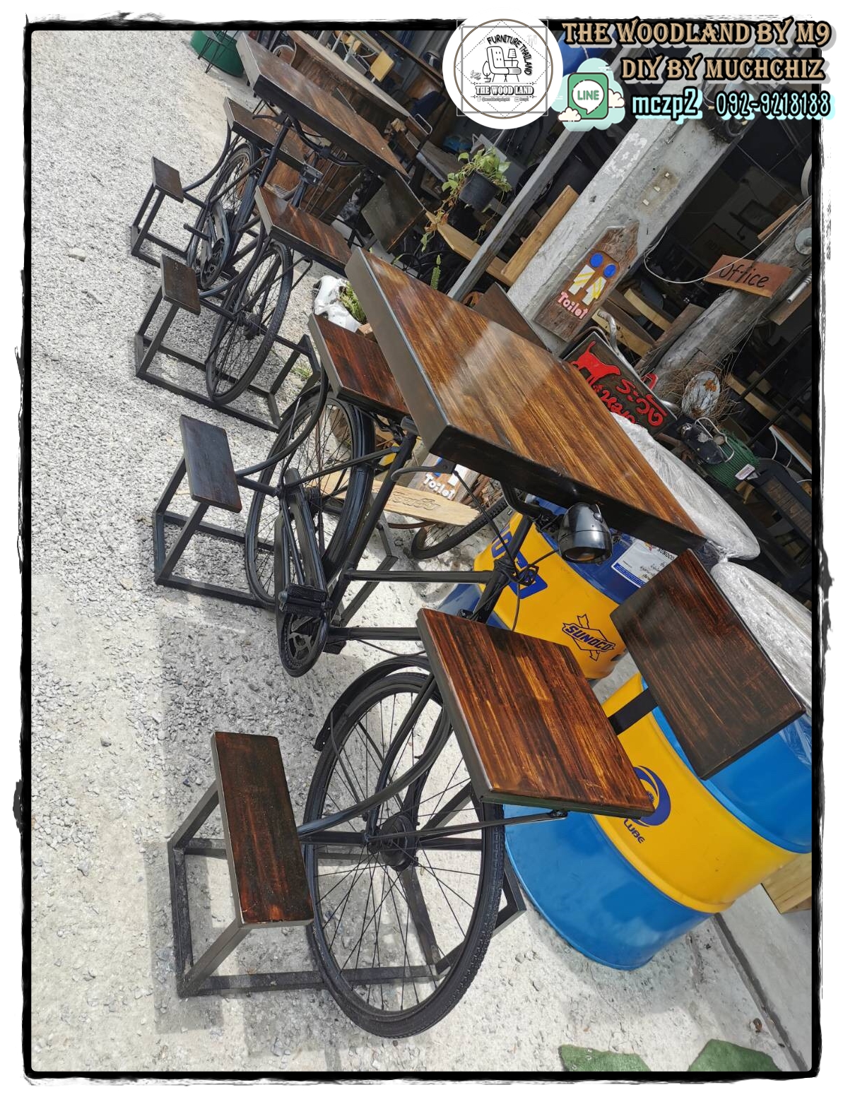 #BICYCLE Design#เฟอร์นิเจอร์จักรยานวินเทจ #เฟอร์นิเจอร์ตกแต่งร้านกาแฟ