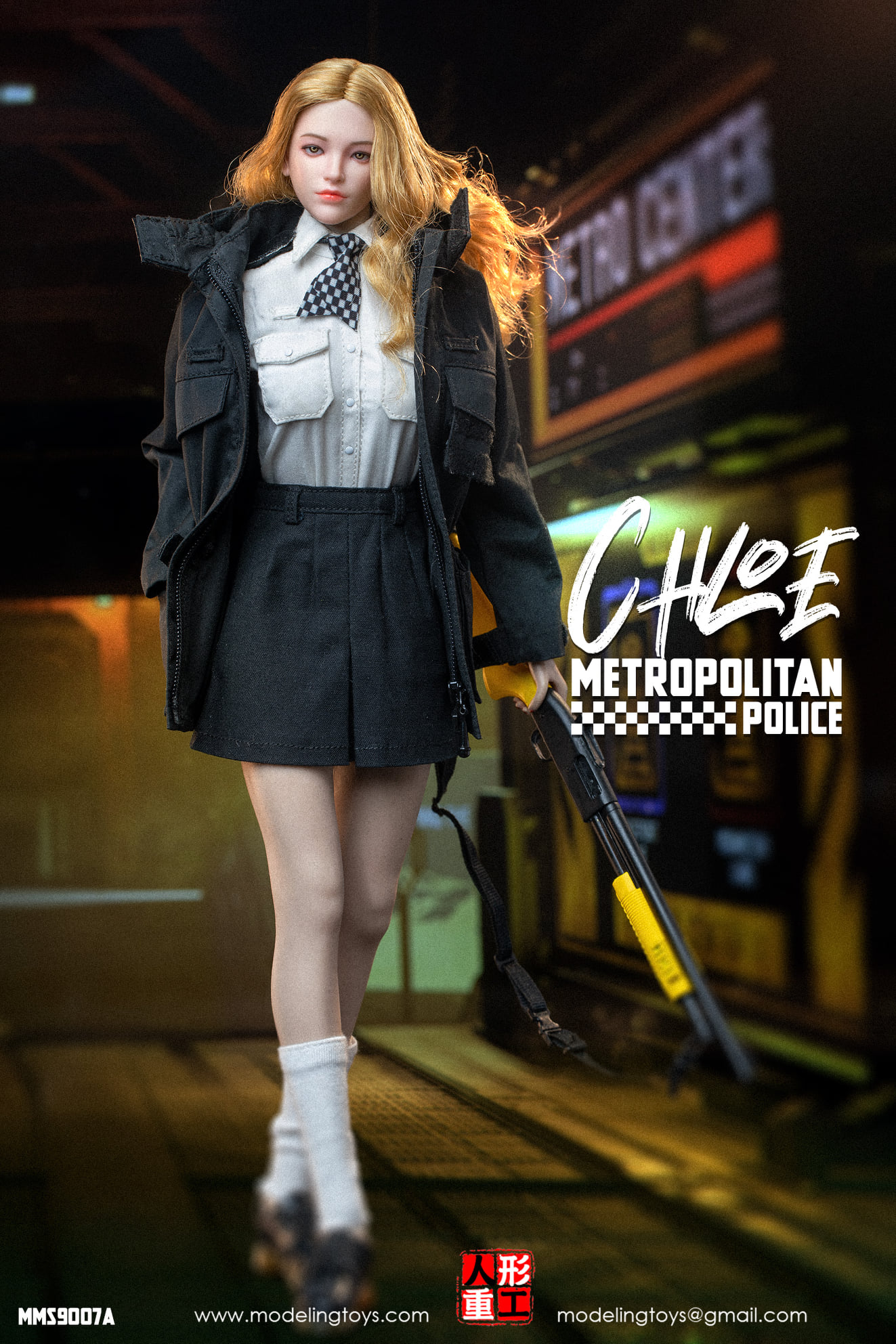 [สั่งจอง]MODELING TOYS MMS9007 1/6 : BRITISH METROPOLITAN FEMALE POLICE SERVICE ARMED POLICE - OFFICER CHLOE & KATIE