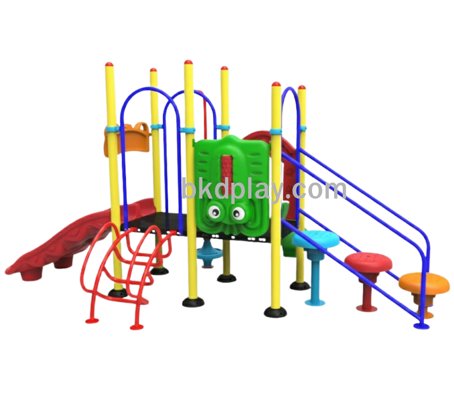 ชุดหอสไลด์ปีนป่ายอนุบาล-14, เครื่องเล่นสนามกลางแจ้ง , เครื่องเล่นสนามเหล็ก,สไลเดอร์, OutdoorPlayground, ราคาโรงงาน สินค้าสั่งผลิต 10-20 วัน