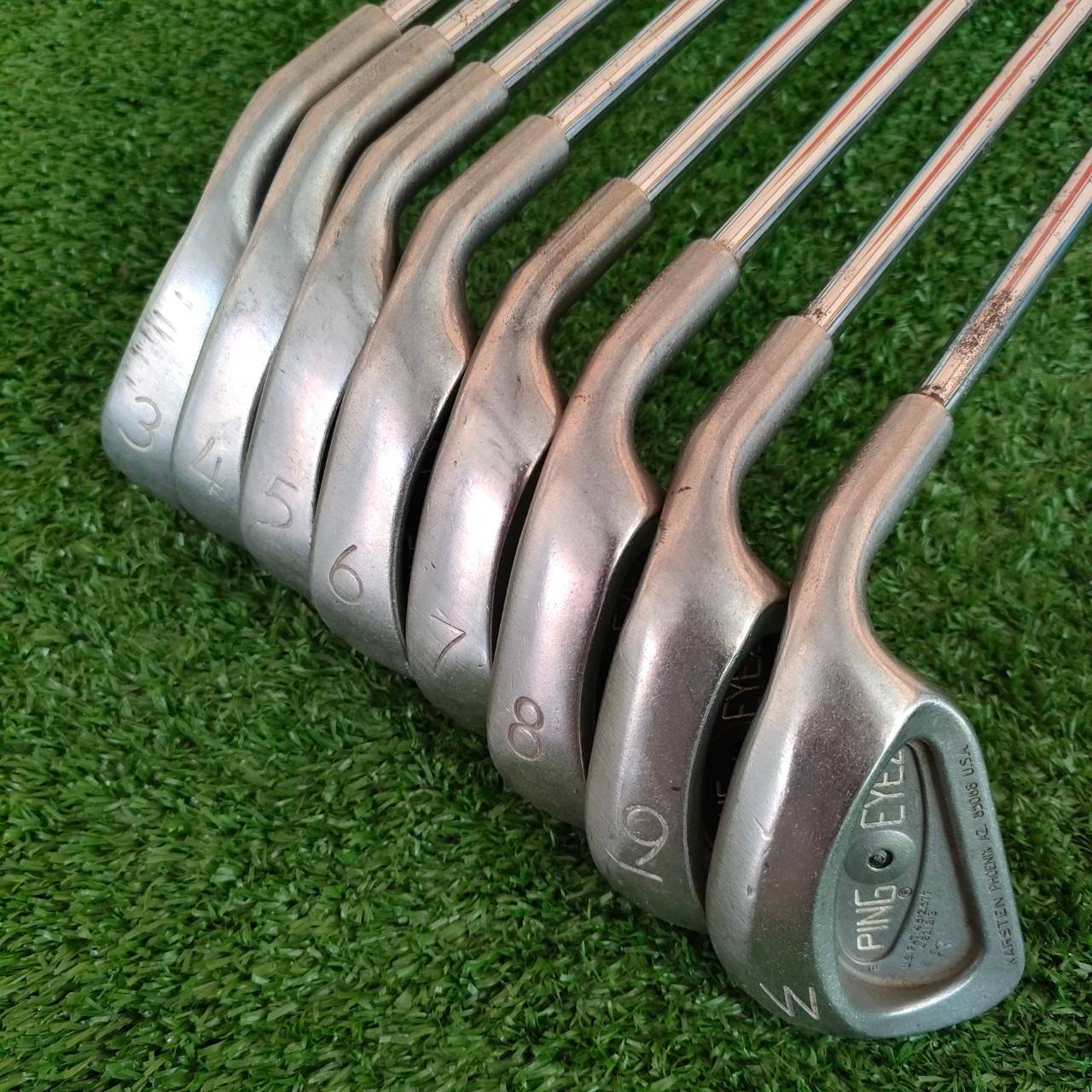 ชุดเหล็ก PING EYE2 PLUS รุ่นพิเศษ มี + จุดดำ มีเหล็ก 3-9 เเละ W หน้าไม้ดีที่สุด ร่องดีที่สุด วัสดุดีไม่เหมือนใคร ใบกำลังดี ตีง่าย สปินจัด