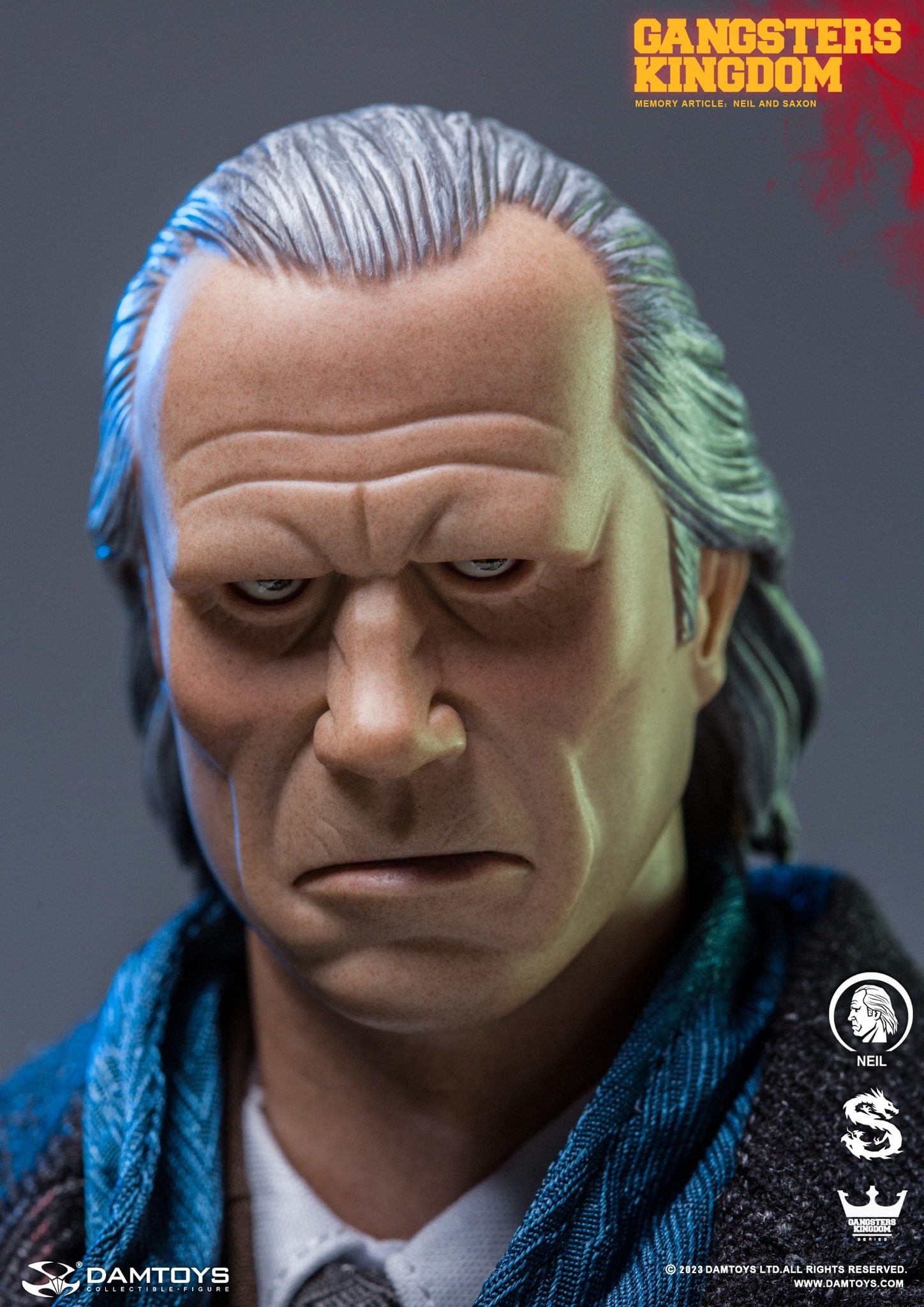 [พร้อมส่ง ]DAMTOYS gks005L 1/6 : Gangsters Kingdom 2023 WF LIMITED EDITION - Neil and Saxon