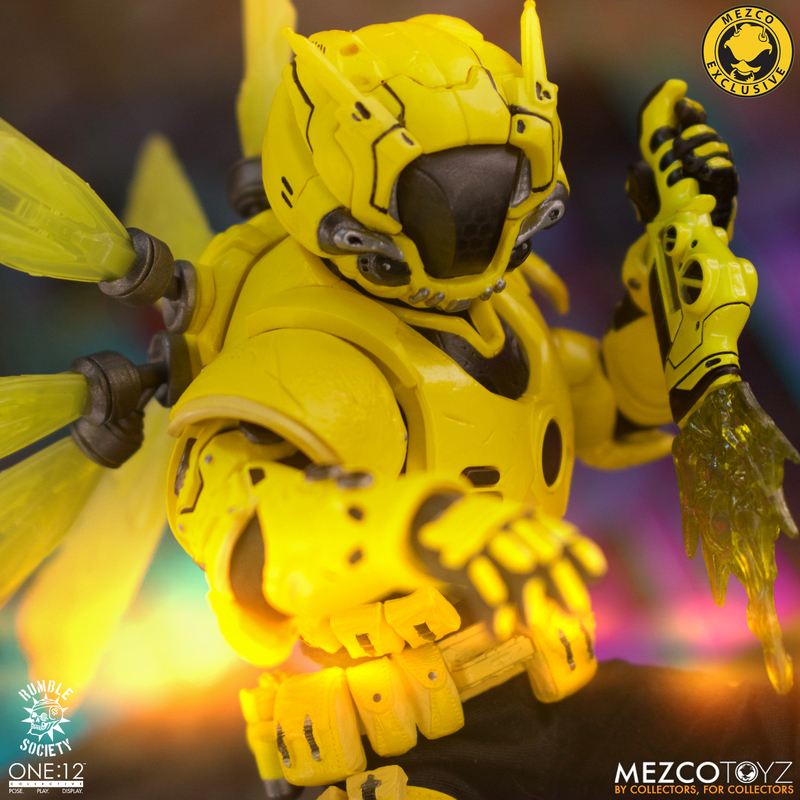 [สั่งจอง]Mezco toyz ONE:12 COLLECTIVE Rumble Society - Krig: Murder Hornet Edition