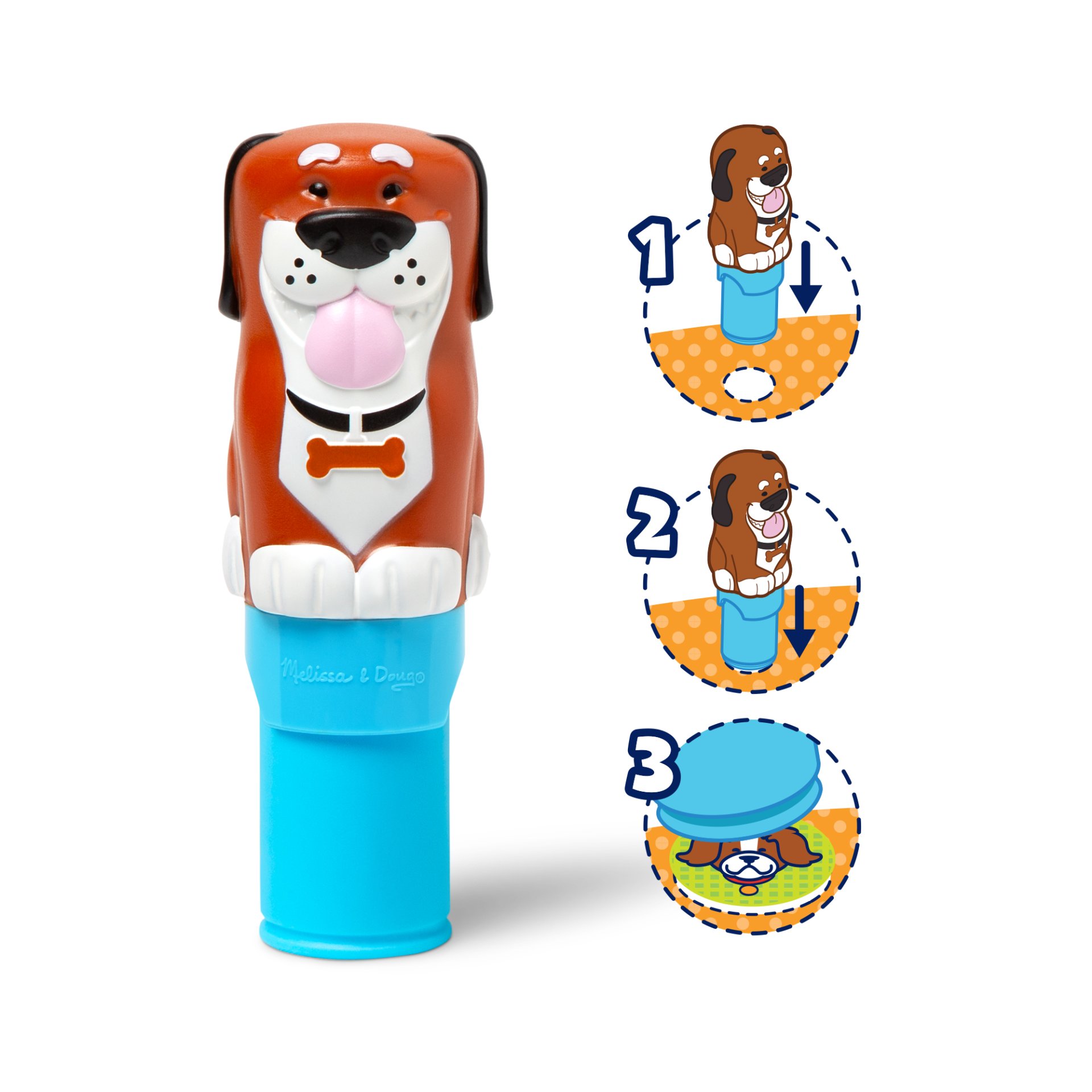 สติกเกอร์รีฟีล 300 ดวง รุ่นสุนัข Melissa & Doug Sticker WOW Refill Stickers Dog ,ของเล่นเสริมพัฒนาการ,ของเล่น