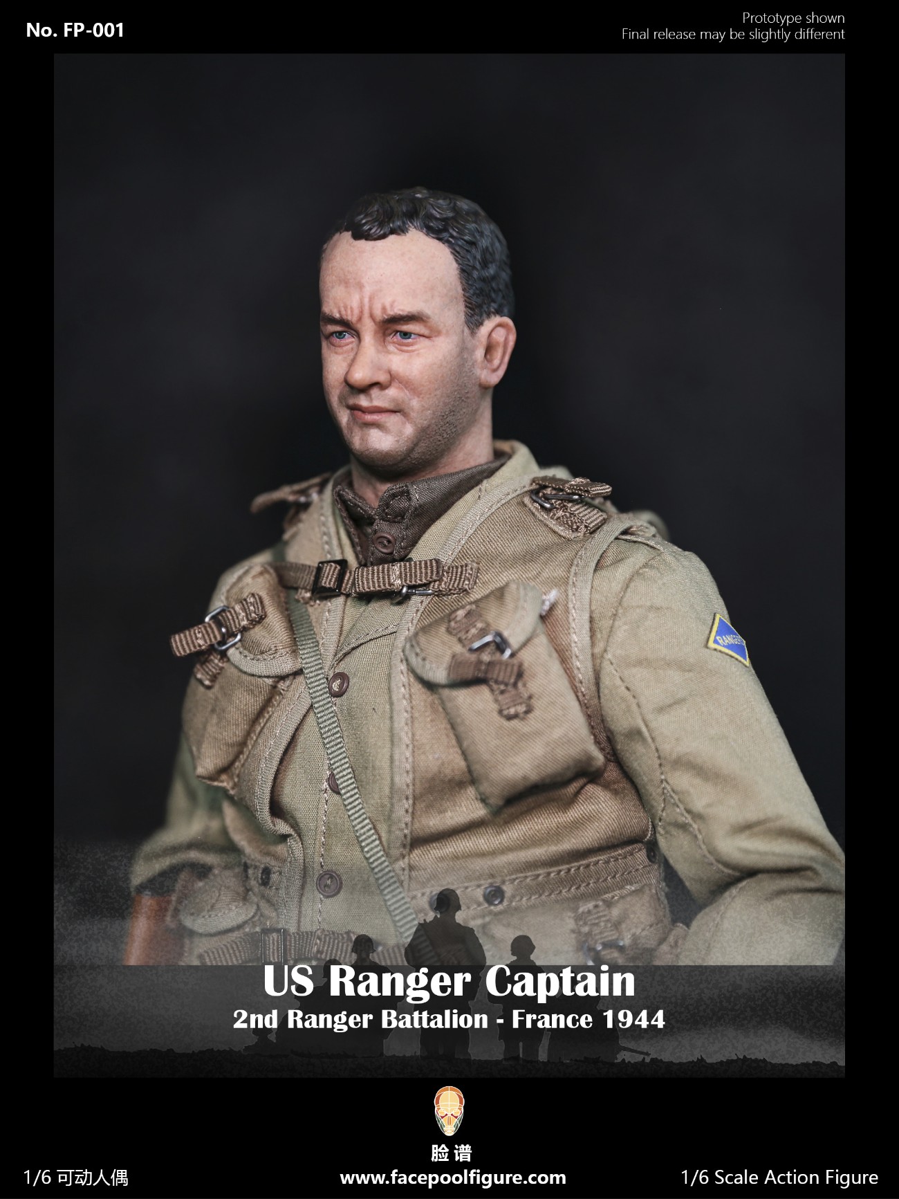 [สั่งจอง]Facepoolfigure FP001 1/6 US Ranger Captain - France 1944