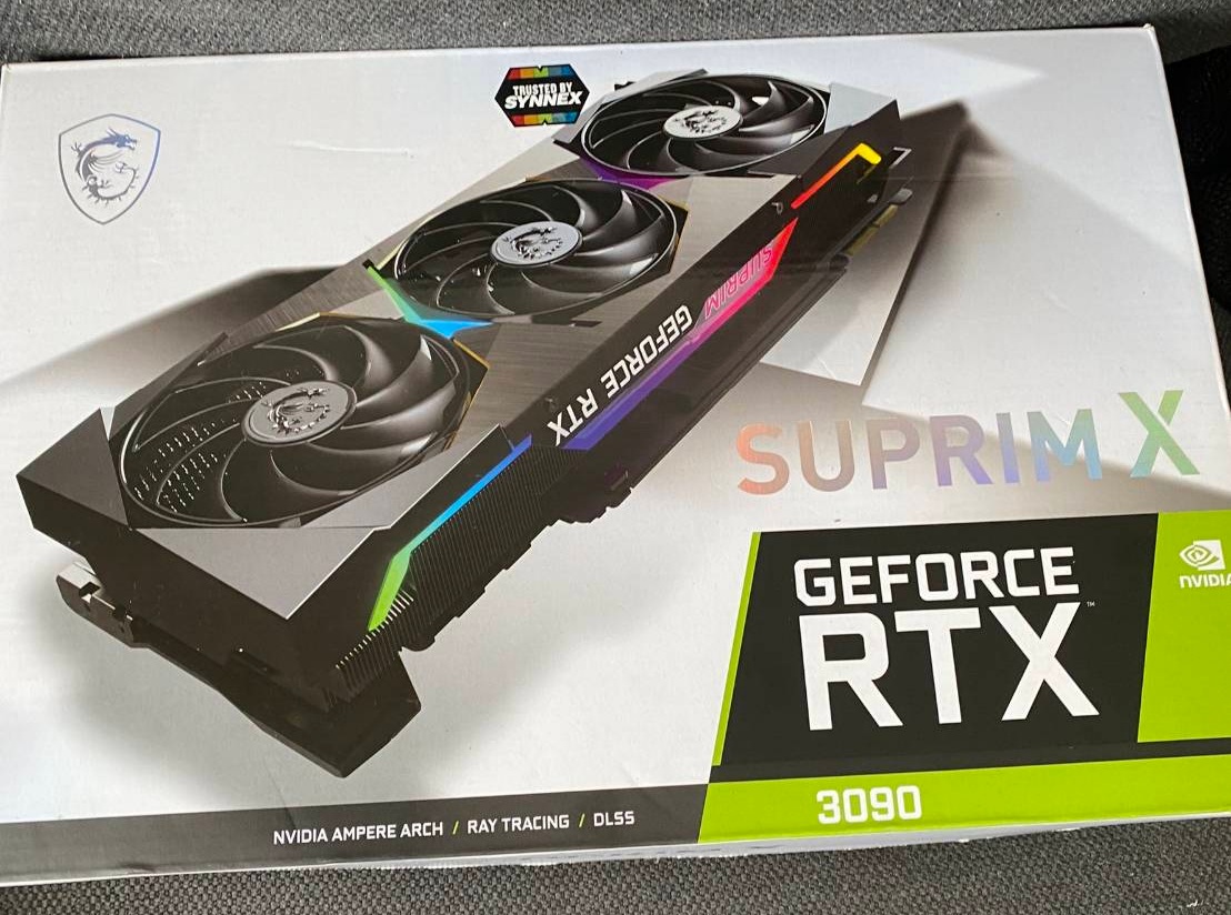 MSI GeForce RTX 3090 SUPRIM X 24G การ์ดจอแสดงผลมือสอง สภาพดี ประกันร้าน 3 เดือน