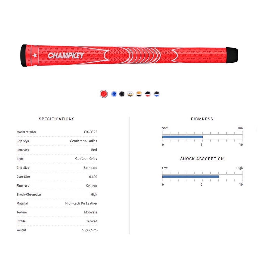 กริฟไม้กอล์ฟพรีเมี่ยม GRIP CHAMPKEY GGC001