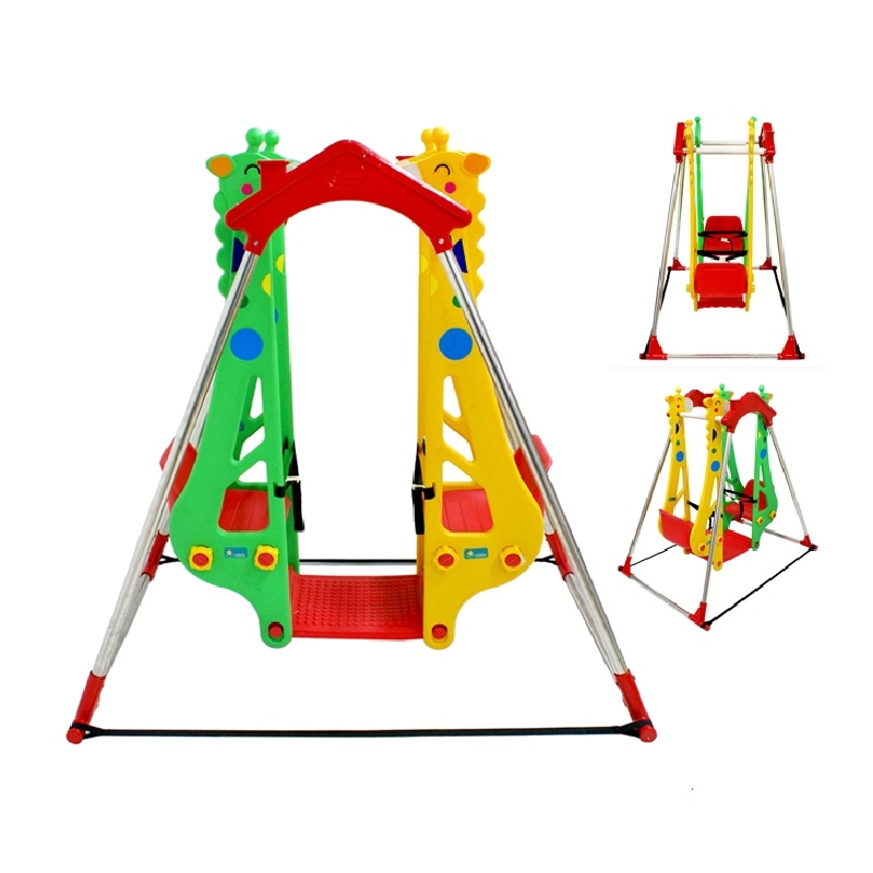 ชิงช้ายีราฟฝาแฝด , ชิงช้ายีราฟ ชิงช้า2ที่นั่ง ของเล่นเสริมพัฒนาการ ของเล่นเด็ก,เครื่องเล่นสนาม พร้อมส่ง