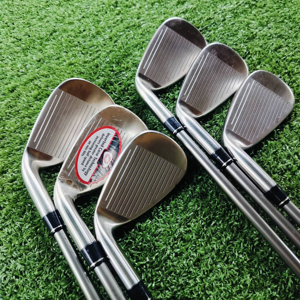 **ไม้กอล์ฟสำหรับผู้หญิง** **กริพเสีย** ชุดเหล็ก Taylormade R7 Draw ก้าน RE*AX45 FLEX LADY เป็นชุดเหล็กที่ช่วยคุณผู้หญิงอย่างมาก ไม้กอล์ฟพรีเมี่ยมมือสอง ของแท้ By NakaraLuxurious