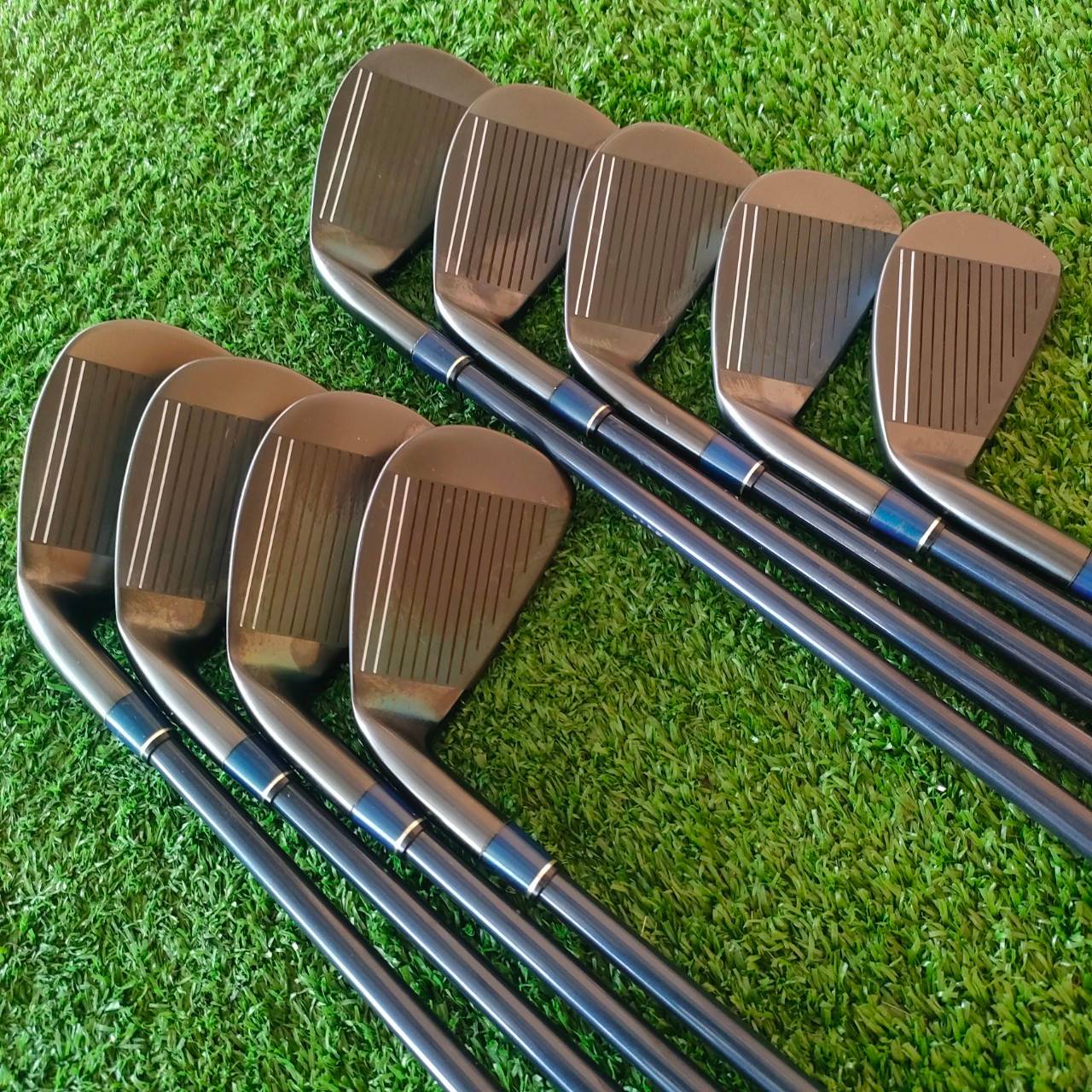 ชุดเหล็ก MITSUSHIBA HES HYPER ELASTIC STEEL ของใหม่!! มีเหล็ก 3-9 เเละ PW SW ก้าน PROFILE SERIES FLEX R สภาพสวยนางฟ้า ยกเว้นกริพ เริ่มมีตำหนินิดหน่อย ไม้กอล์ฟมือสอง ของแท้ BY NakaraLuxurious