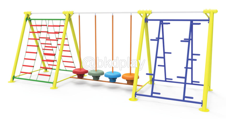 บาร์ปีนป่ายผสม เครื่องเล่นสนาม กลางแจ้ง เหล็ก, สนามเด็กเล่น ,OutdoorPlayground, เครื่องเล่น สพฐ. โรงเรียน ศูนย์เด็กเล็ก