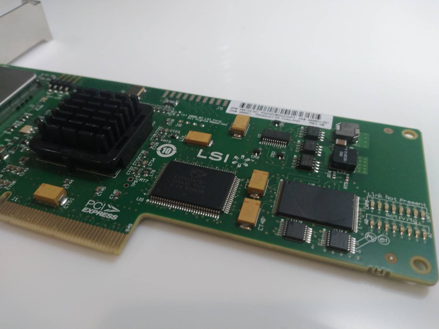 HP LSI 3801E PCI-E SAS Dual Port Card HBA 488765-B21 488901-001 489103-001