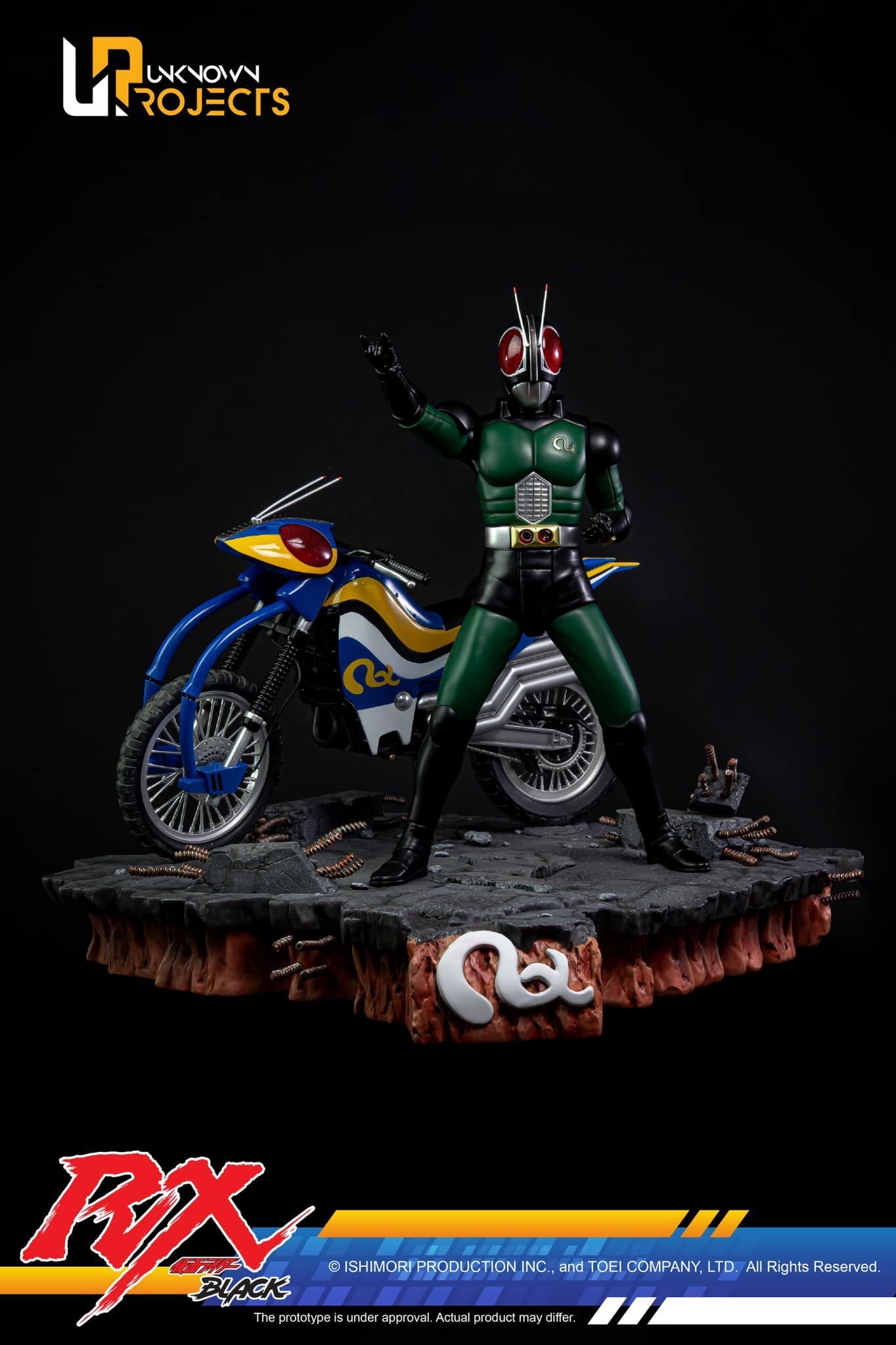 [สั่งจอง] Unknown Projects 1/4 : Classic Signature Arte Series - Masked Rider Black RX
