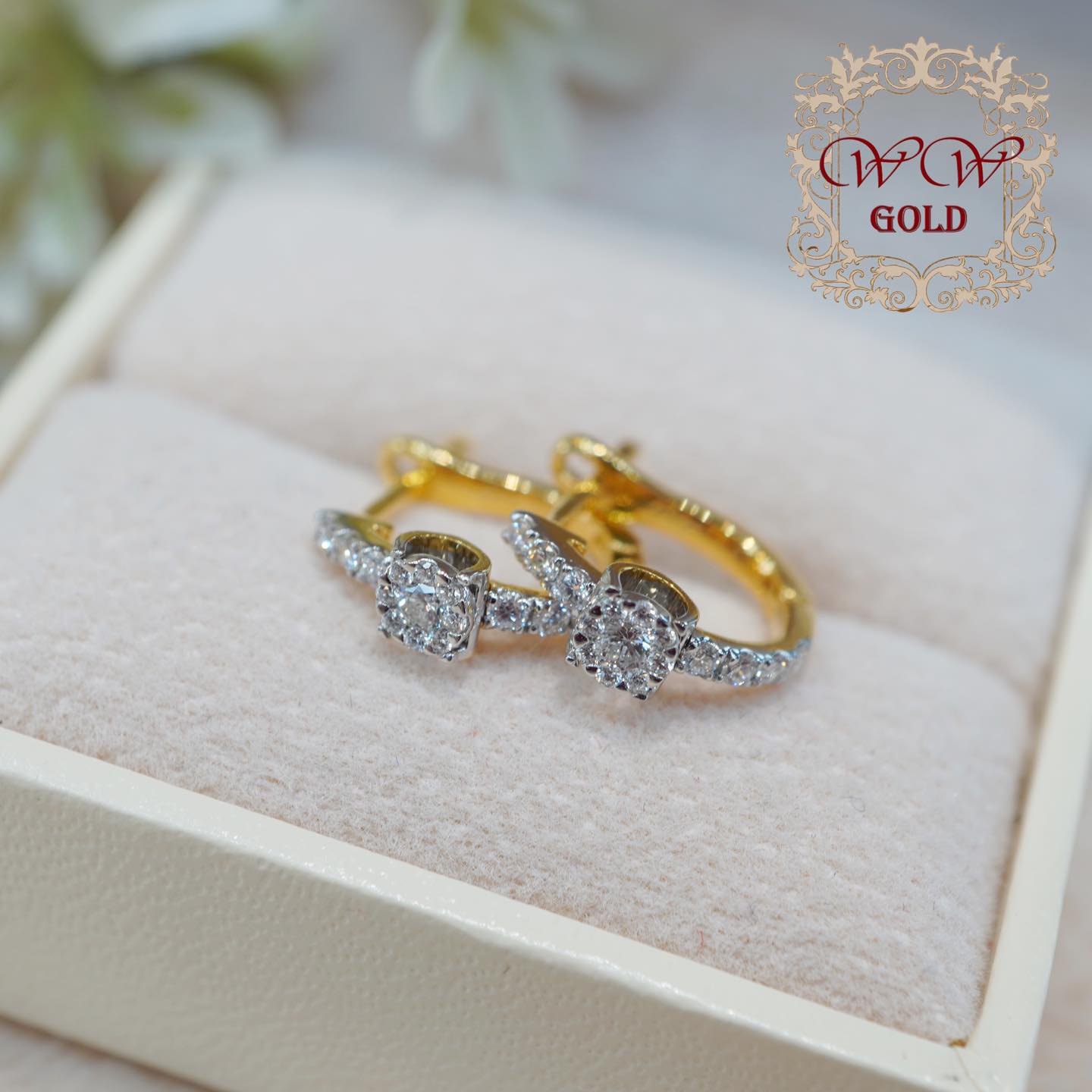 ต่างหูห่วงประกบ